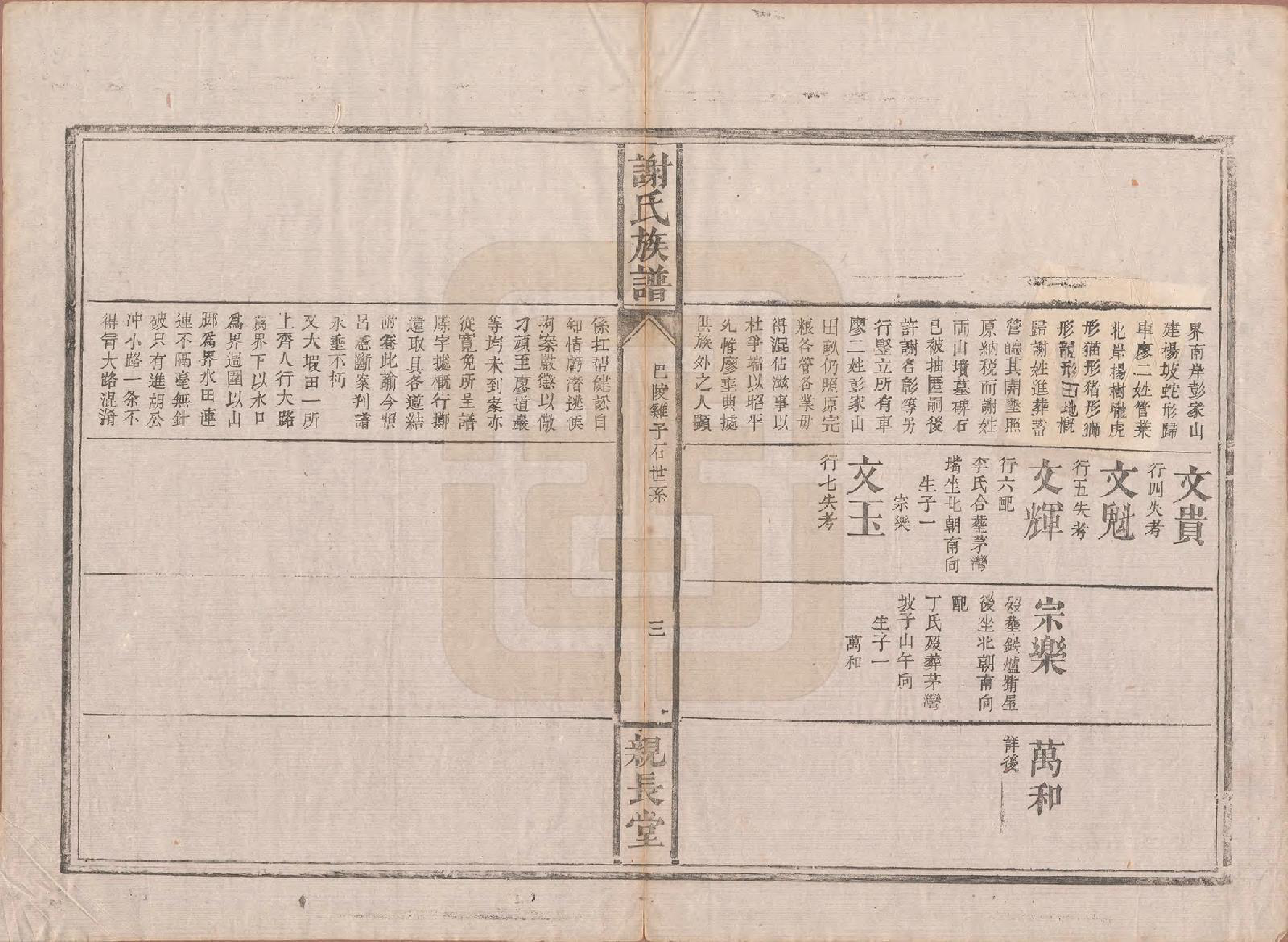 GTJP1799.谢.湖南巴陵.谢氏族谱.清咸丰10年[1860]_006.pdf_第3页