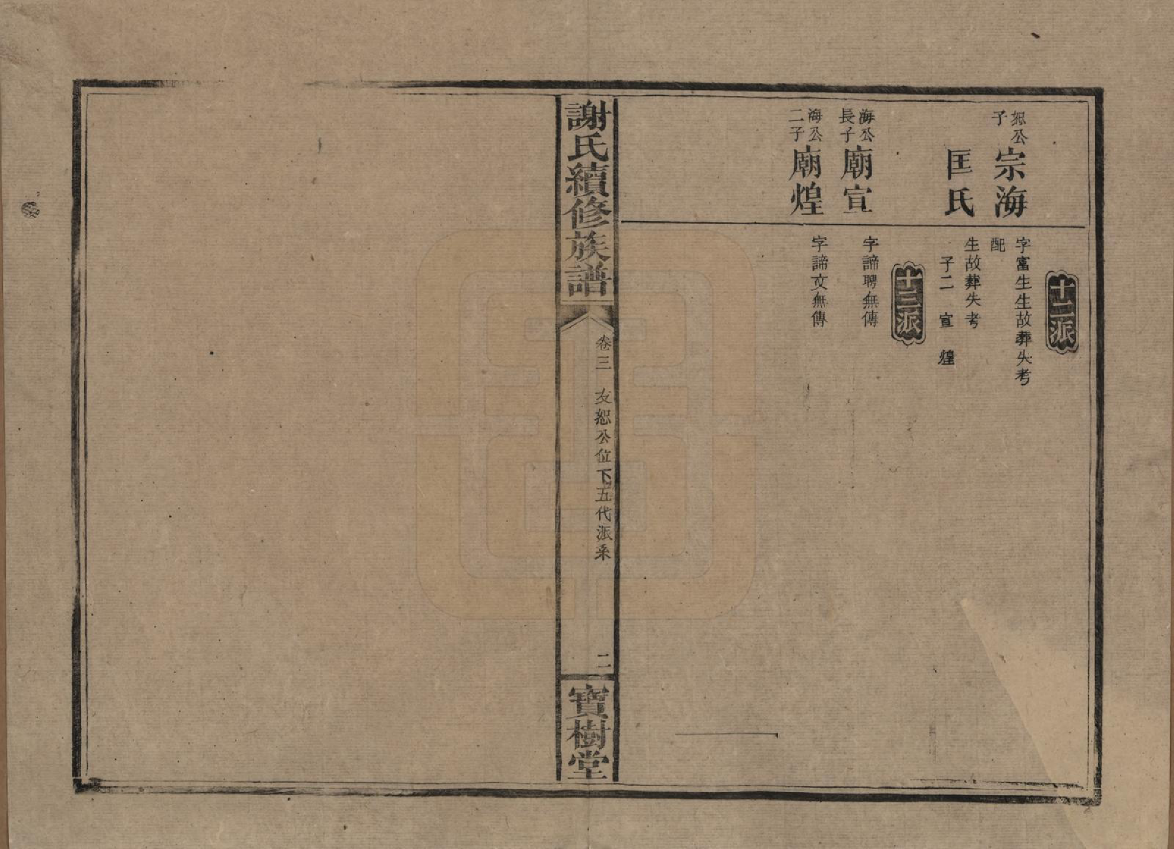 GTJP1801.谢.湖南沅陵.谢氏续修族谱.清宣统3年[1911]_003.pdf_第2页