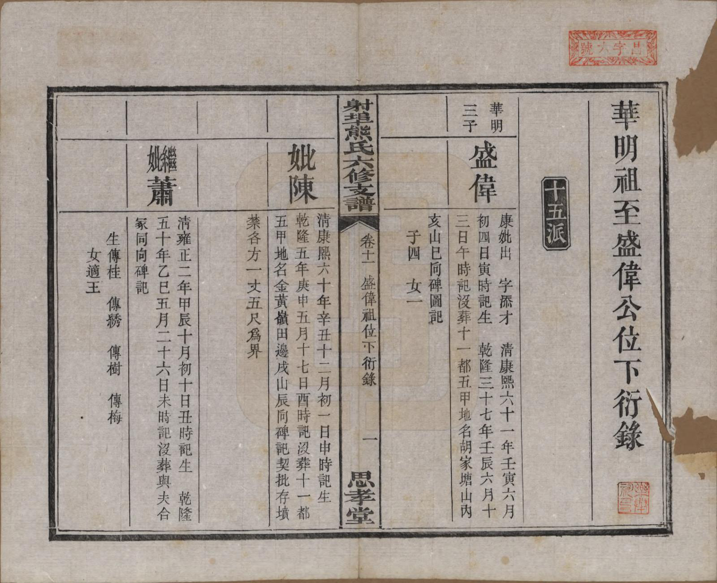 GTJP1806.熊.湖南湘潭.中湘射埠熊氏六修支谱十八卷.民国三年（1914）_011.pdf_第1页