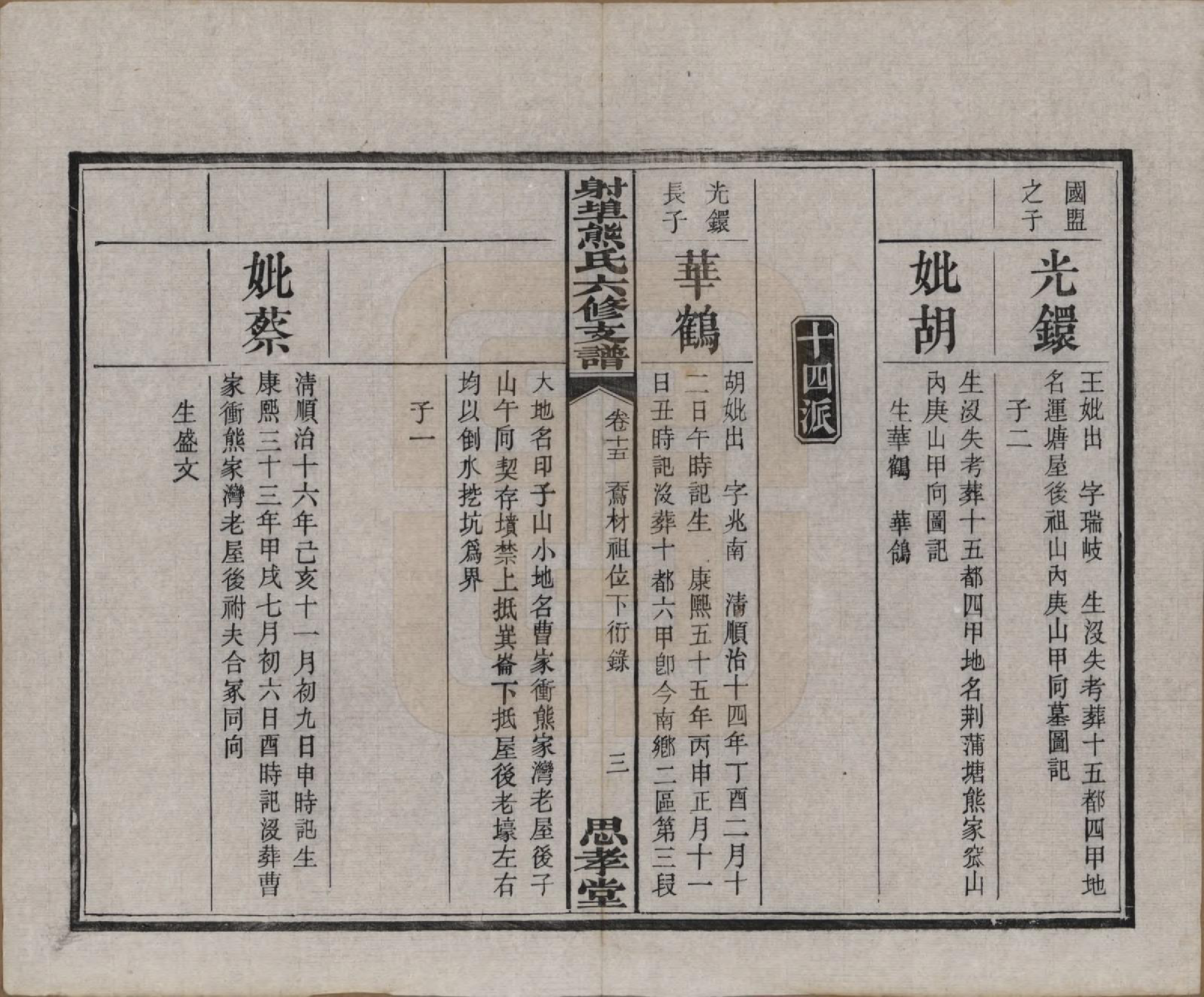 GTJP1806.熊.湖南湘潭.中湘射埠熊氏六修支谱十八卷.民国三年（1914）_015.pdf_第3页