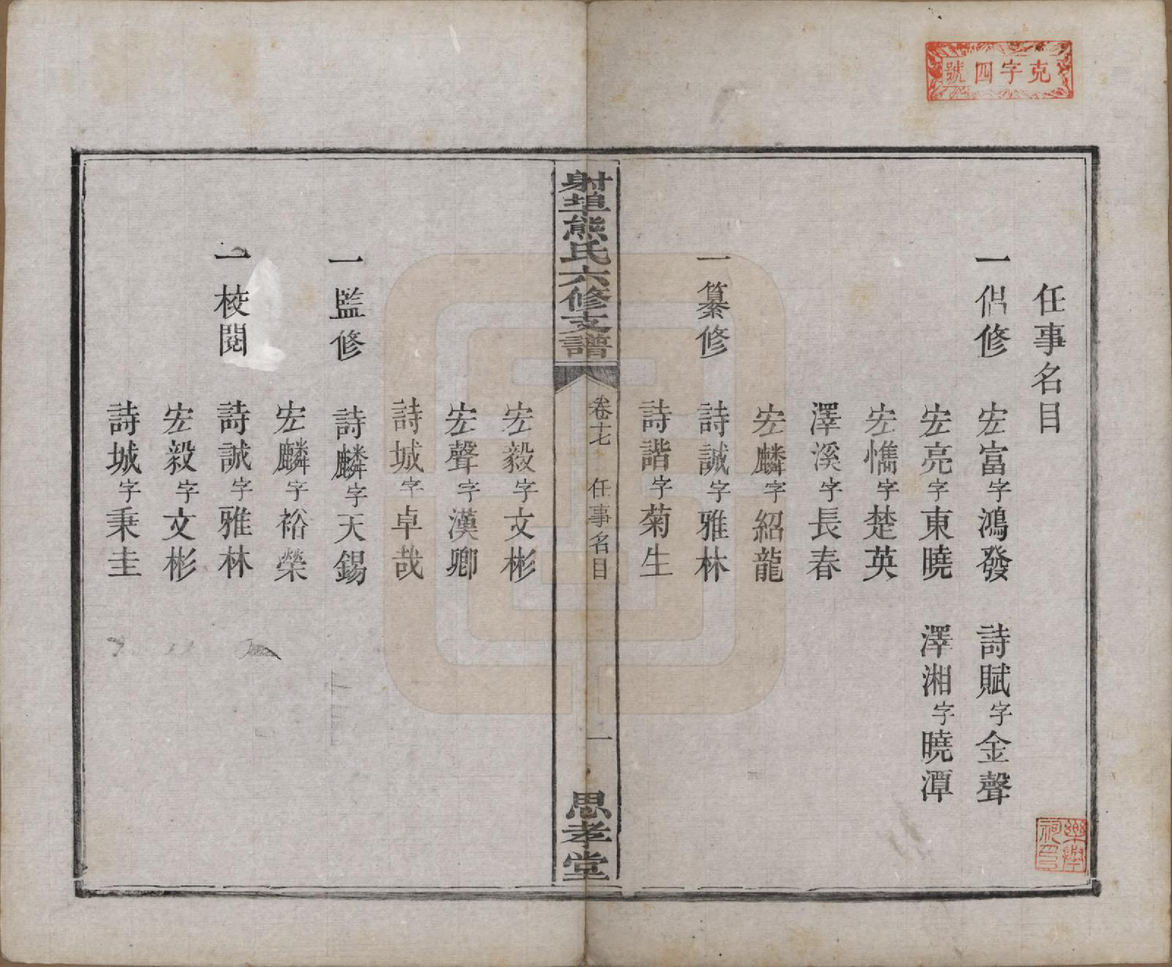 GTJP1806.熊.湖南湘潭.中湘射埠熊氏六修支谱十八卷.民国三年（1914）_017.pdf_第1页