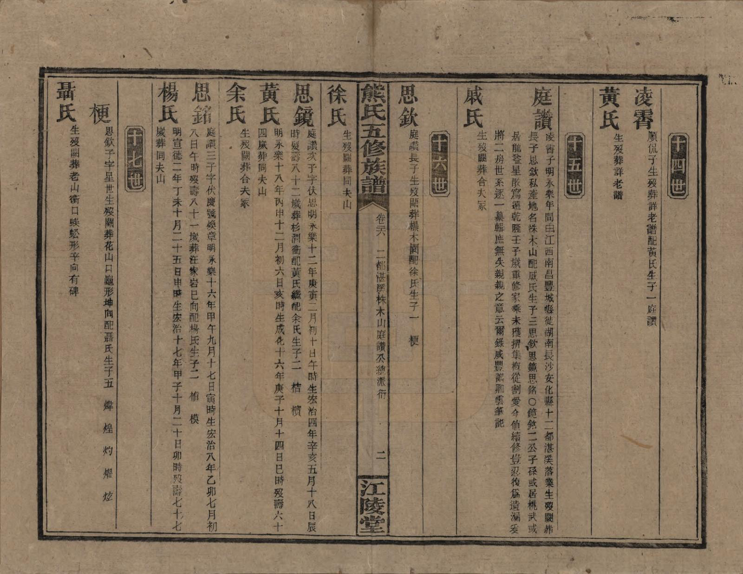 GTJP1811.熊.湖南.熊氏五修族谱三十卷卷首一卷.民国十八年（1929）_026.pdf_第2页