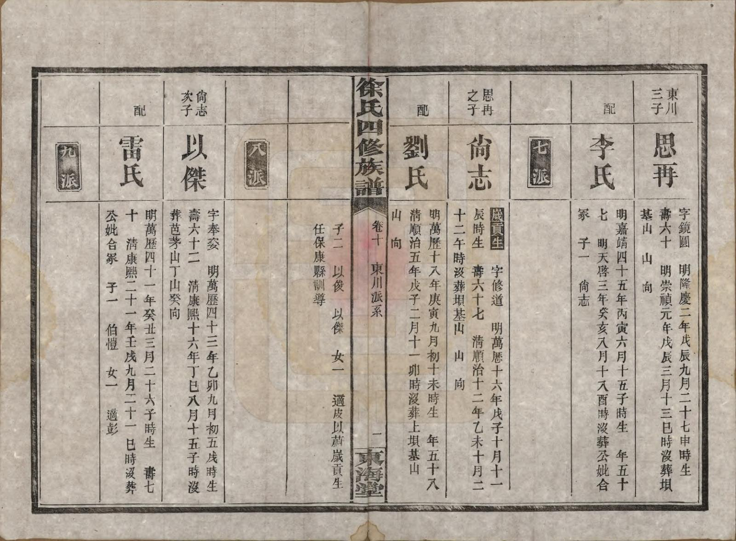 GTJP1839.徐.湖南沅江.徐氏四修族谱十二卷.民国三十六年（1947）_010.pdf_第2页