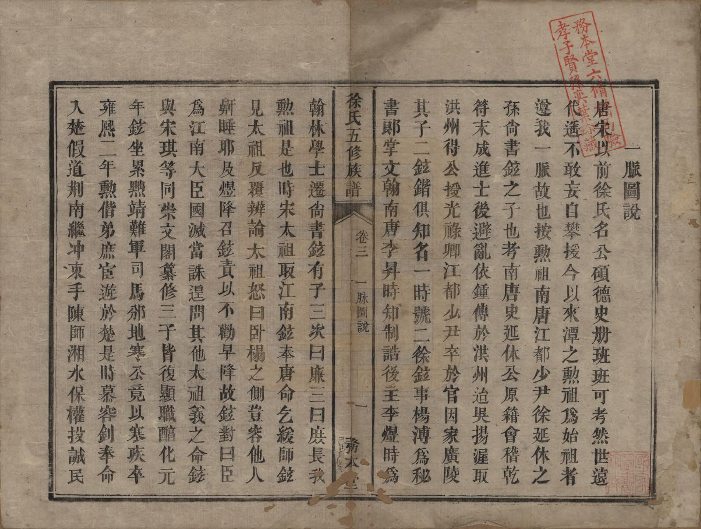 GTJP1886.徐.湖南湘潭.徐氏五修族谱十二卷.清同治五年（1866）_003.pdf_第1页