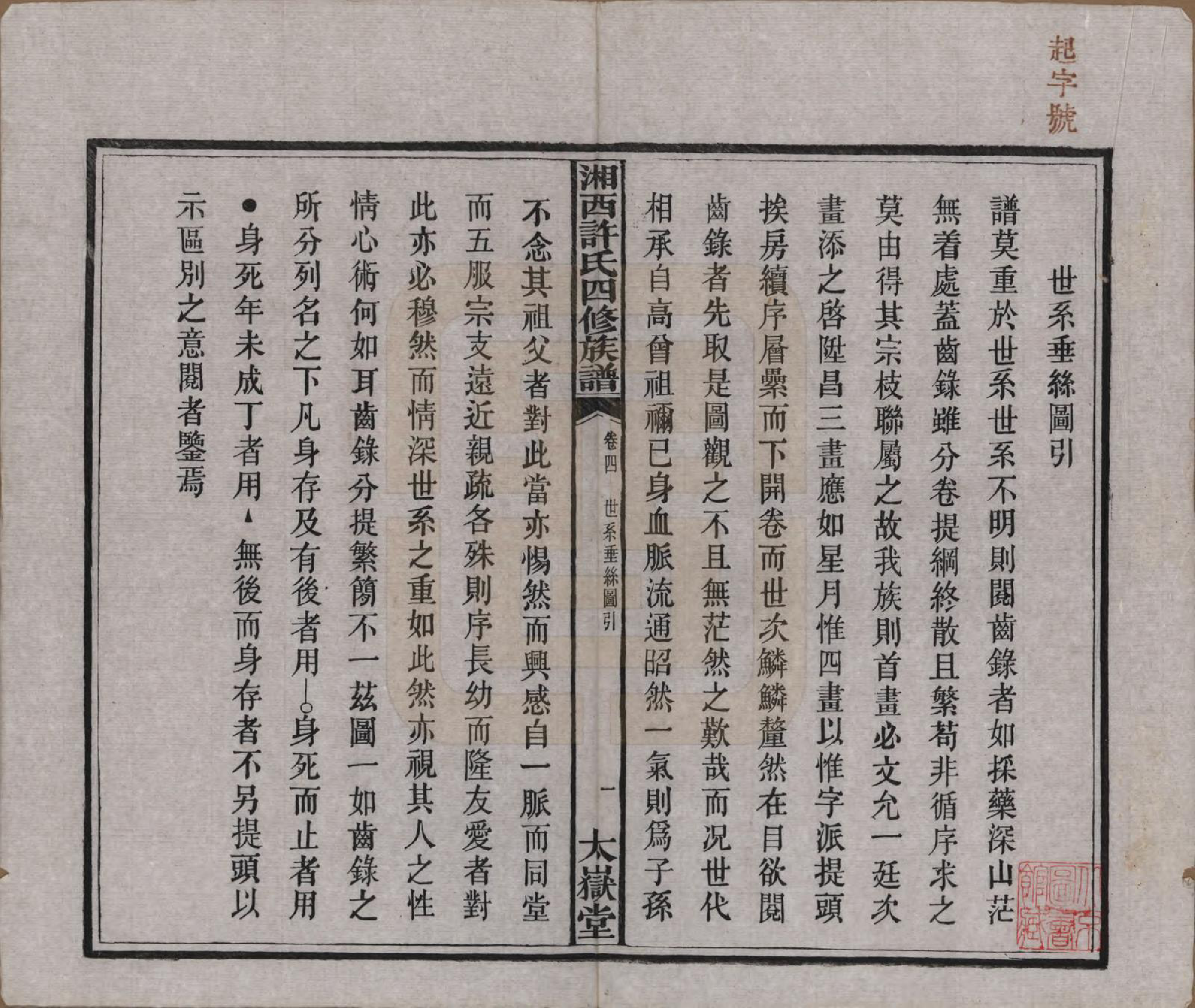 GTJP1900.许.湖南长沙.湘西许氏四修族谱.民国24年[1935]_004.pdf_第2页