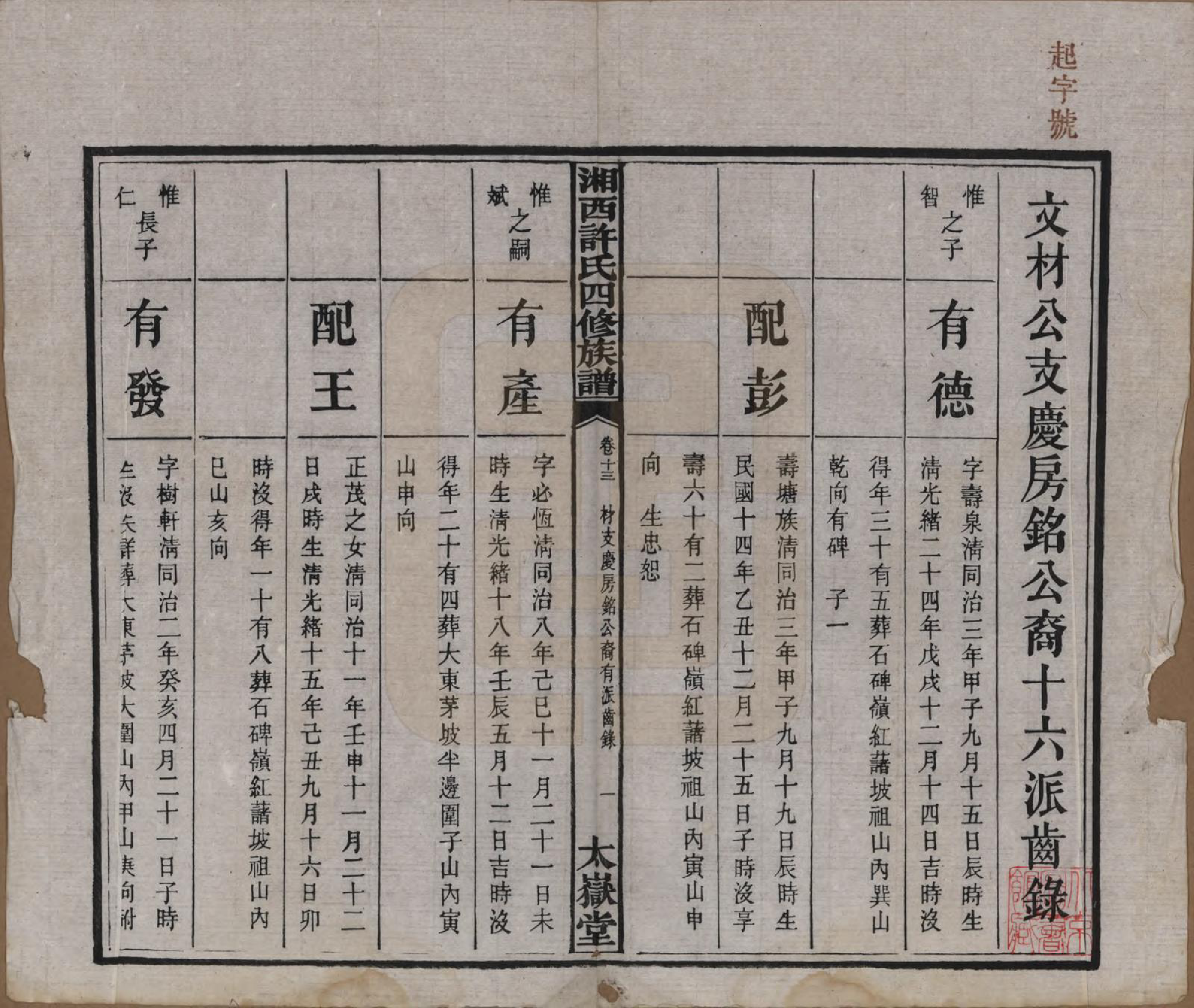 GTJP1900.许.湖南长沙.湘西许氏四修族谱.民国24年[1935]_013.pdf_第2页