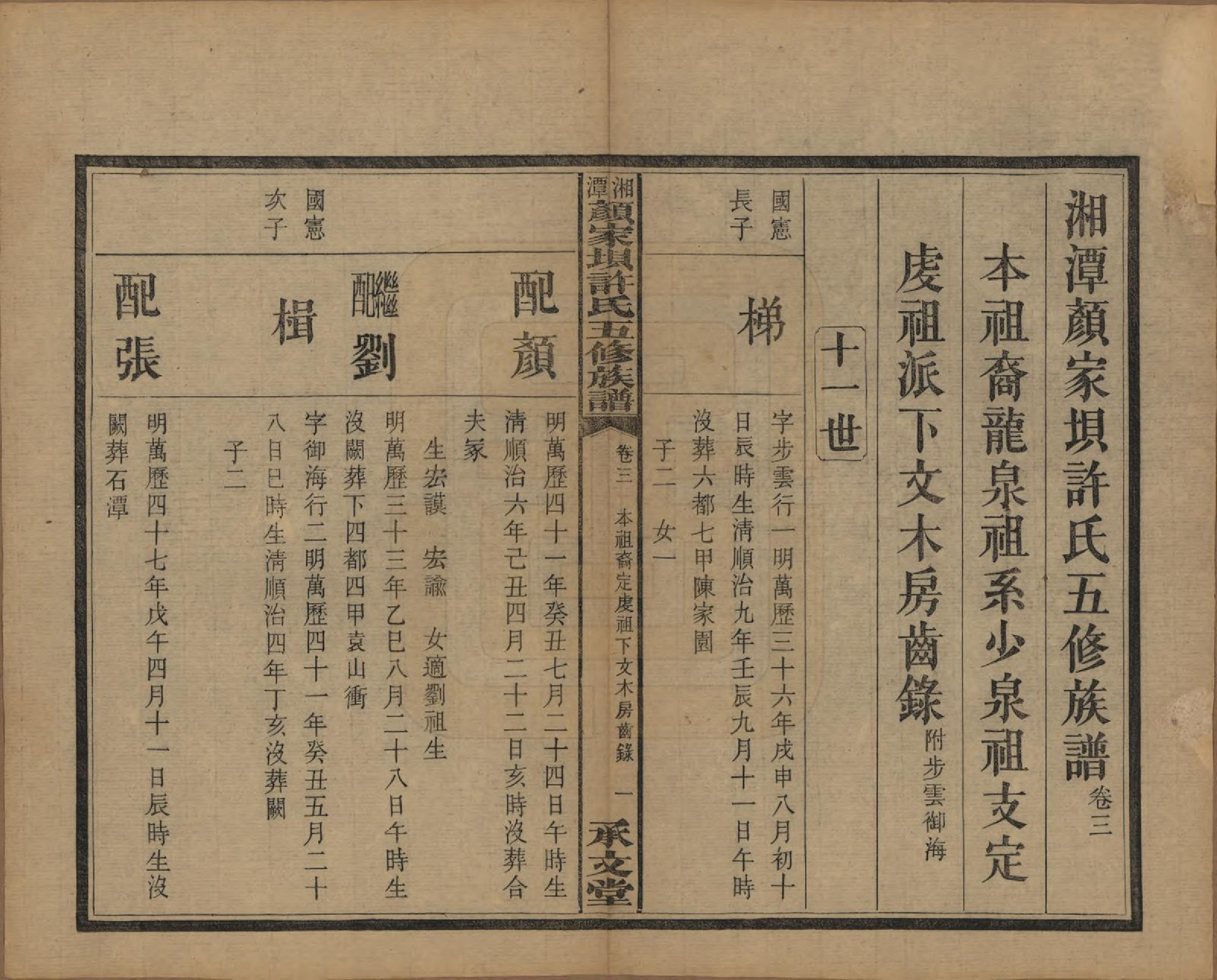 GTJP1904.许.湖南湘潭.湘潭顾家坝许氏五修族谱十六卷首一卷末一卷.民国三十六年（1947）_003.pdf_第1页