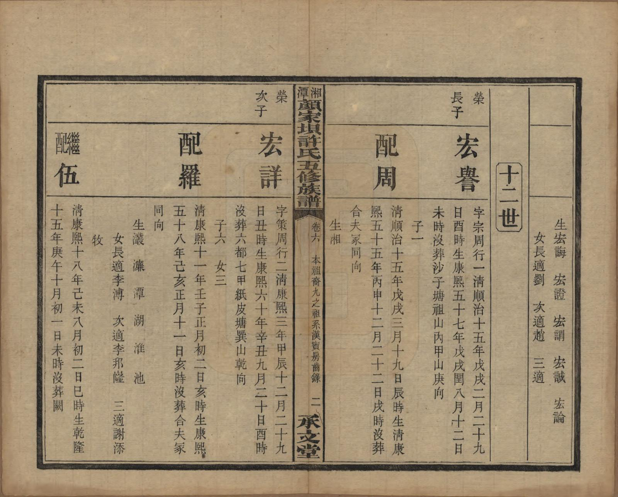 GTJP1904.许.湖南湘潭.湘潭顾家坝许氏五修族谱十六卷首一卷末一卷.民国三十六年（1947）_006.pdf_第2页