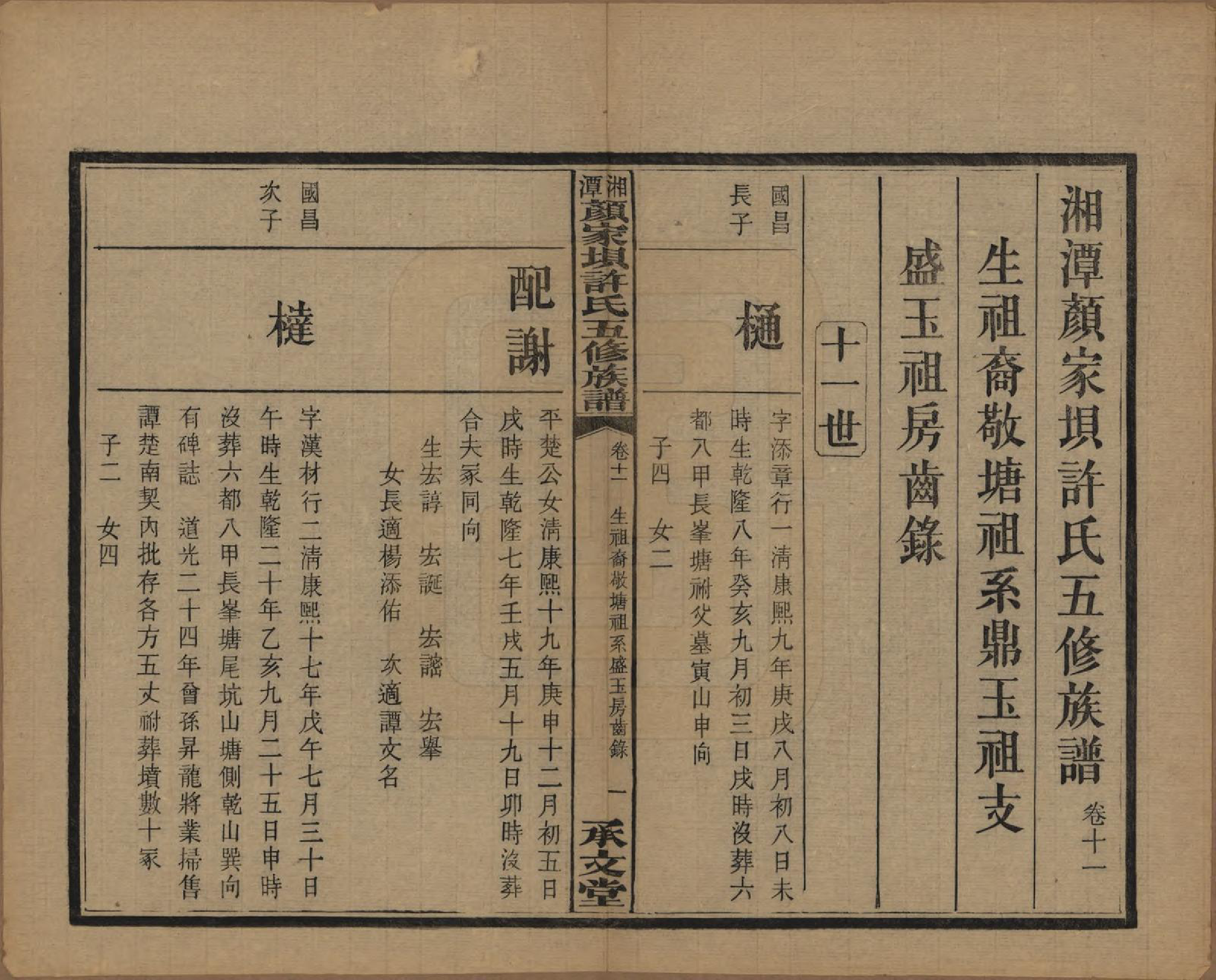 GTJP1904.许.湖南湘潭.湘潭顾家坝许氏五修族谱十六卷首一卷末一卷.民国三十六年（1947）_011.pdf_第1页