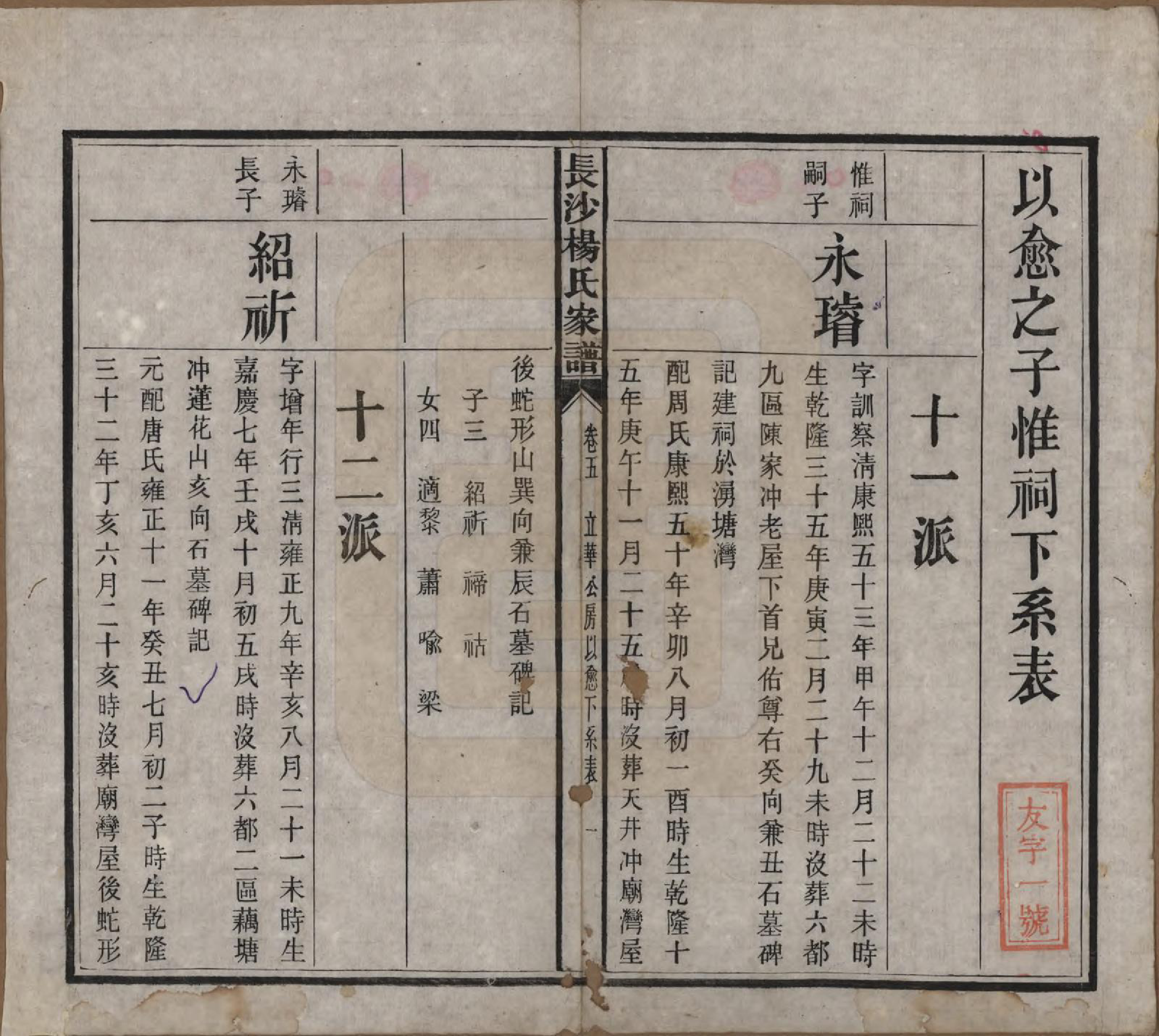 GTJP1940.杨.湖南长沙.长沙杨氏家谱.民国14年(1925)_005.pdf_第1页