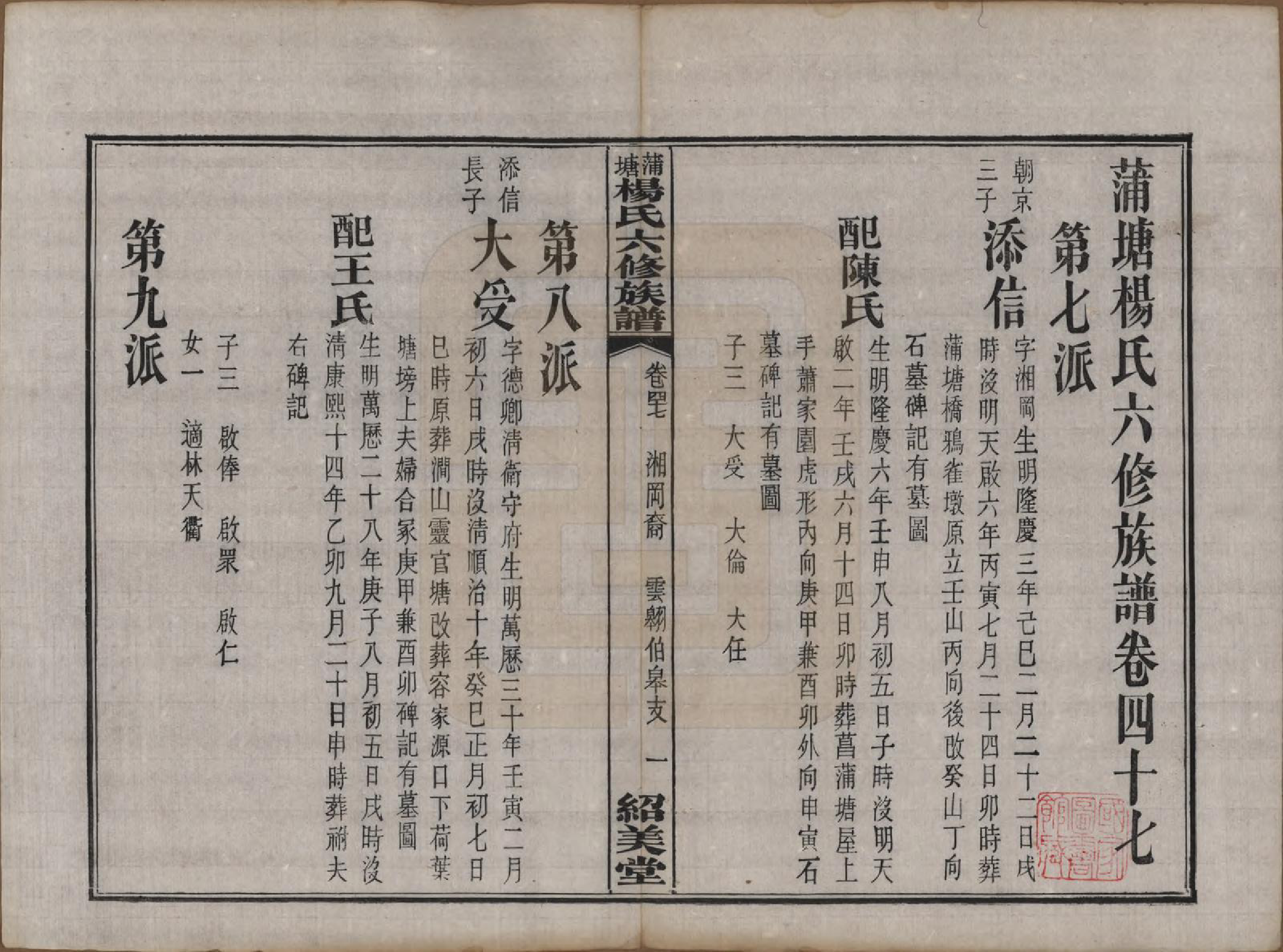 GTJP1941.杨.湖南长沙.蒲塘杨氏六修族谱.民国18年[1929]_047.pdf_第1页