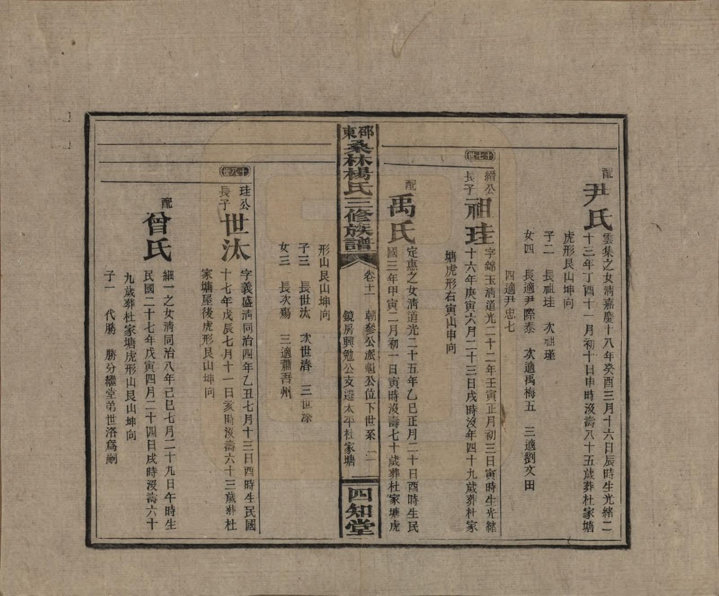 GTJP1943.杨.湖南邵阳.邵东桑林杨氏三修族谱.民国29年[1940]_011.pdf_第2页