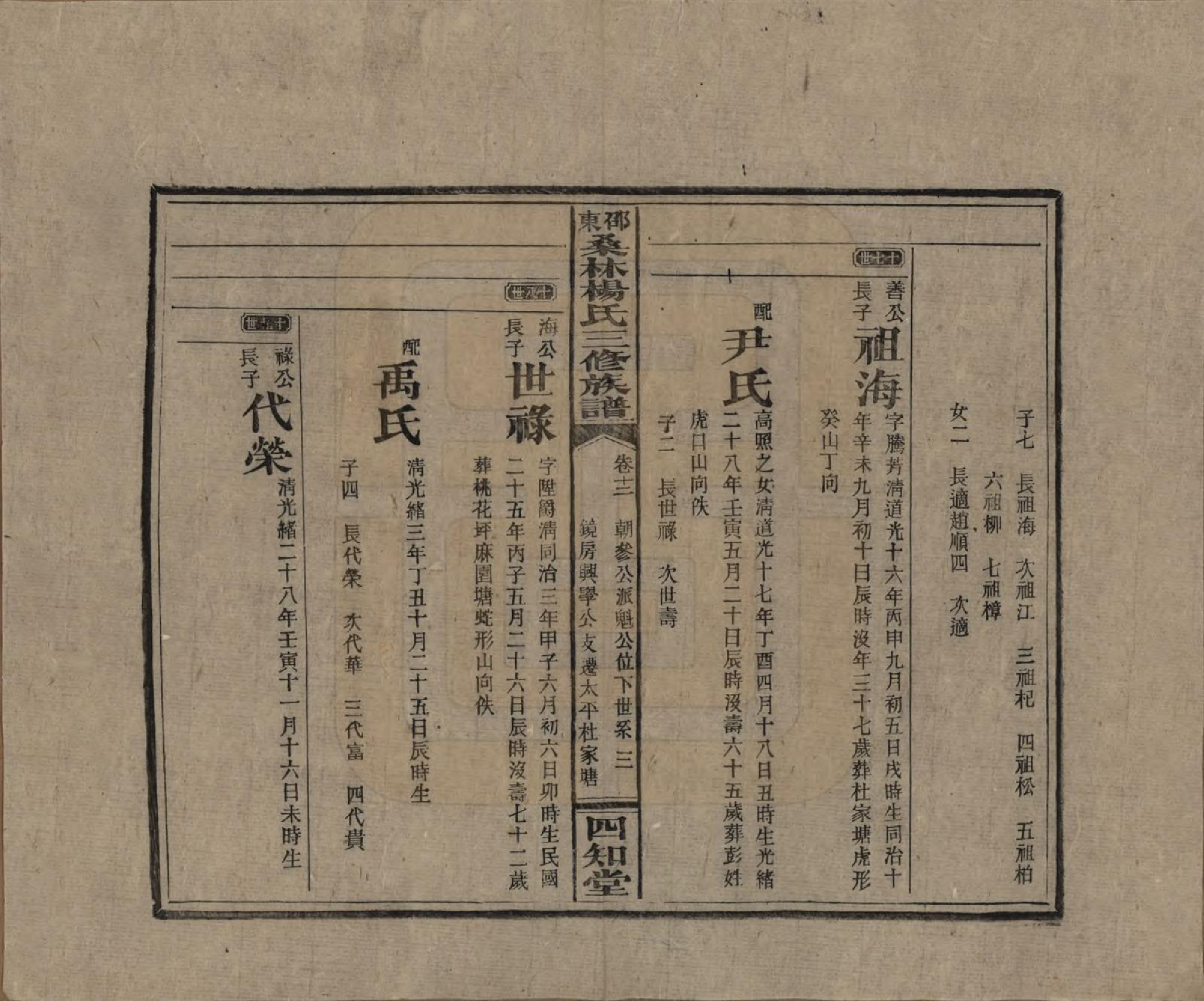 GTJP1943.杨.湖南邵阳.邵东桑林杨氏三修族谱.民国29年[1940]_012.pdf_第3页