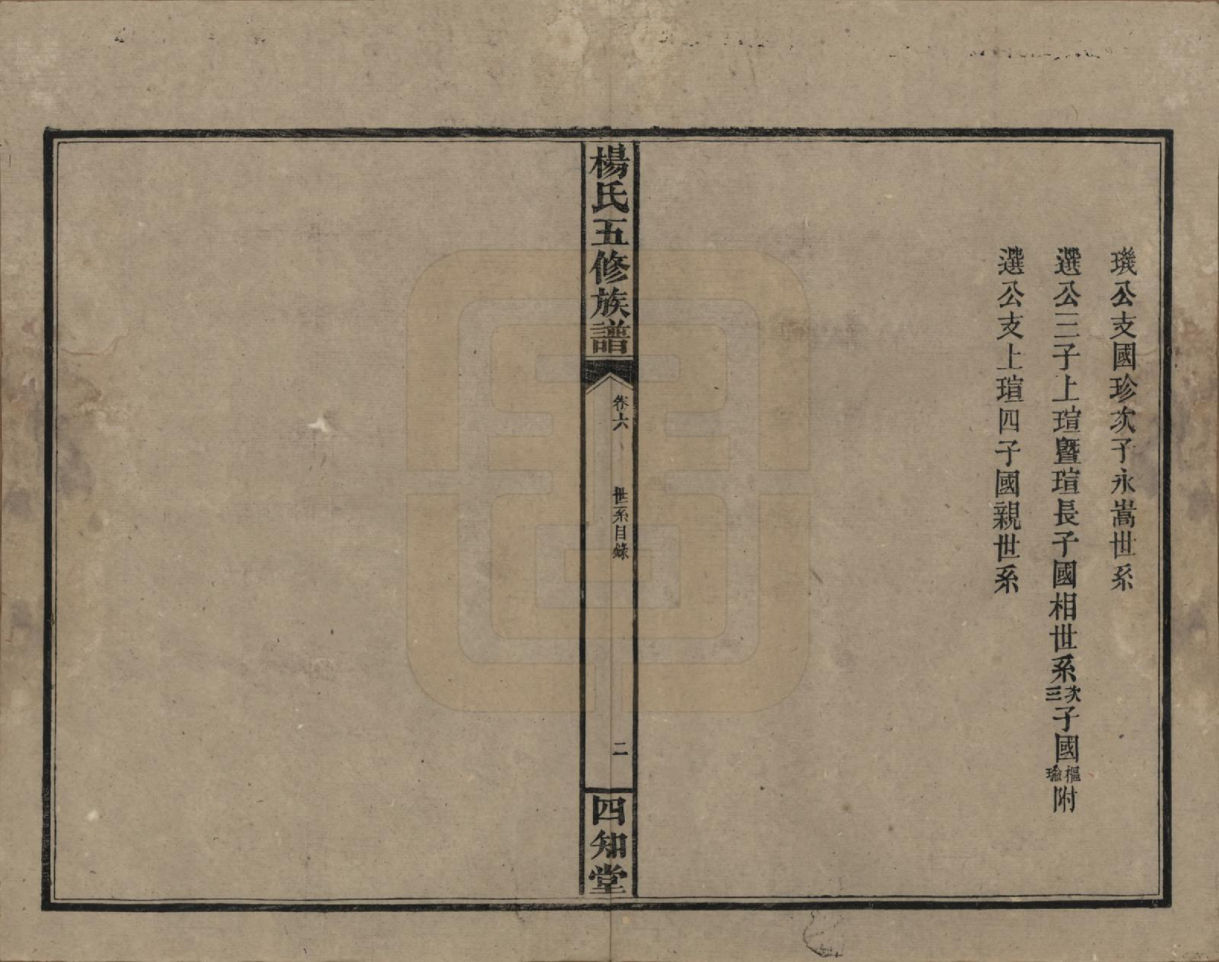 GTJP1944.杨.湖南益阳.杨氏五修族谱.民国30年[1941]_006.pdf_第2页