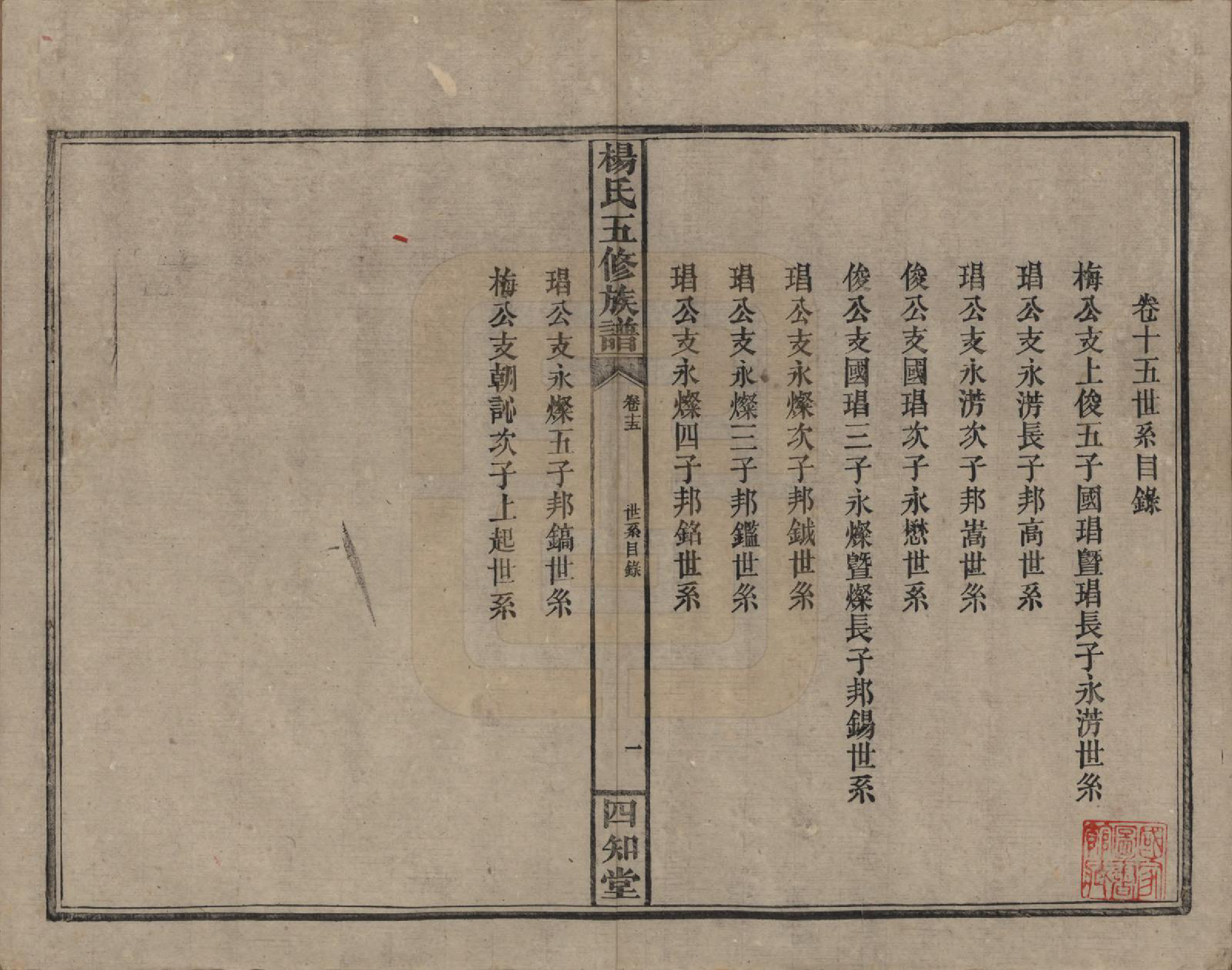 GTJP1944.杨.湖南益阳.杨氏五修族谱.民国30年[1941]_015.pdf_第1页