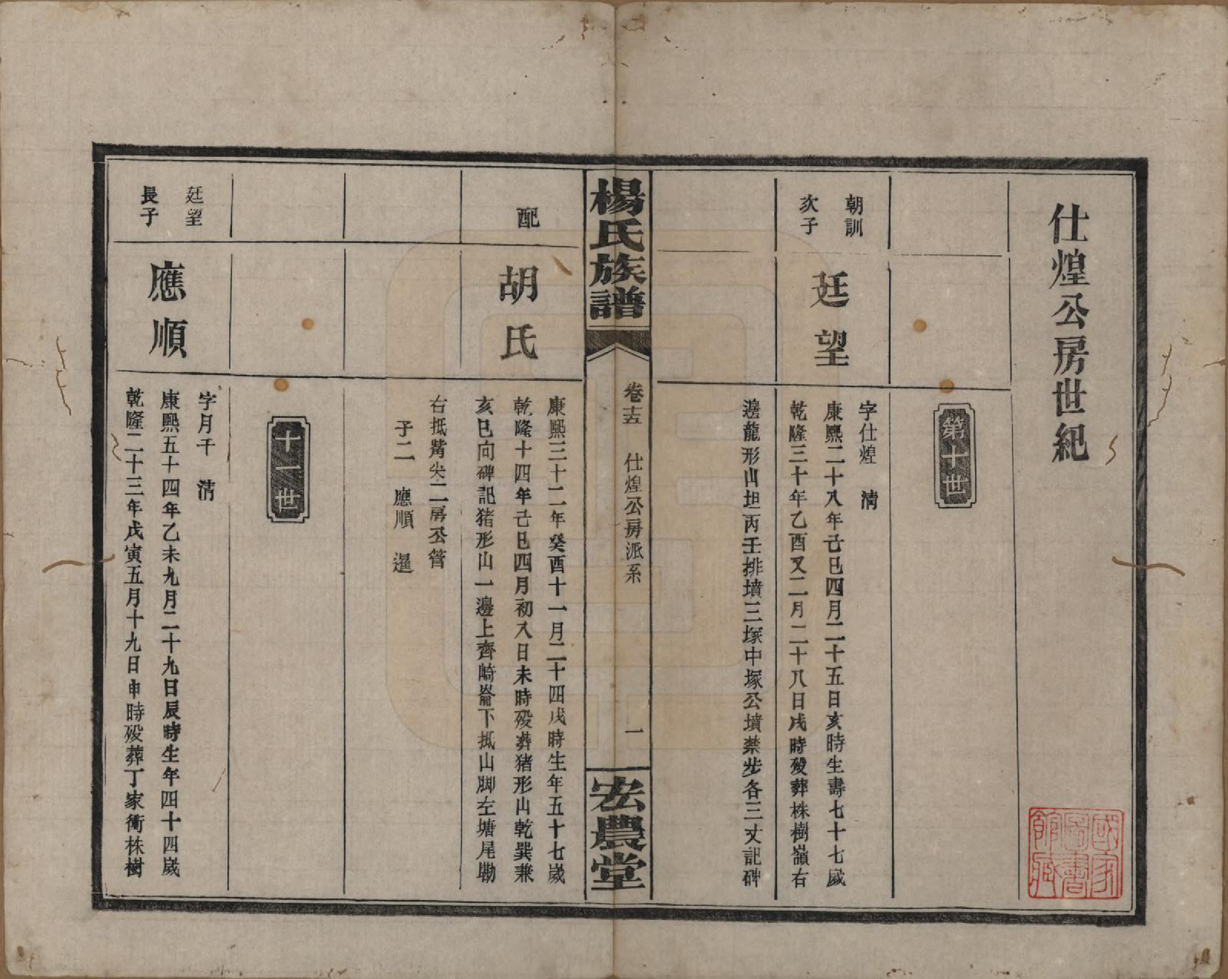 GTJP1946.杨.湖南长沙.宏农杨氏六修族谱.民国32年[1943]_015.pdf_第1页