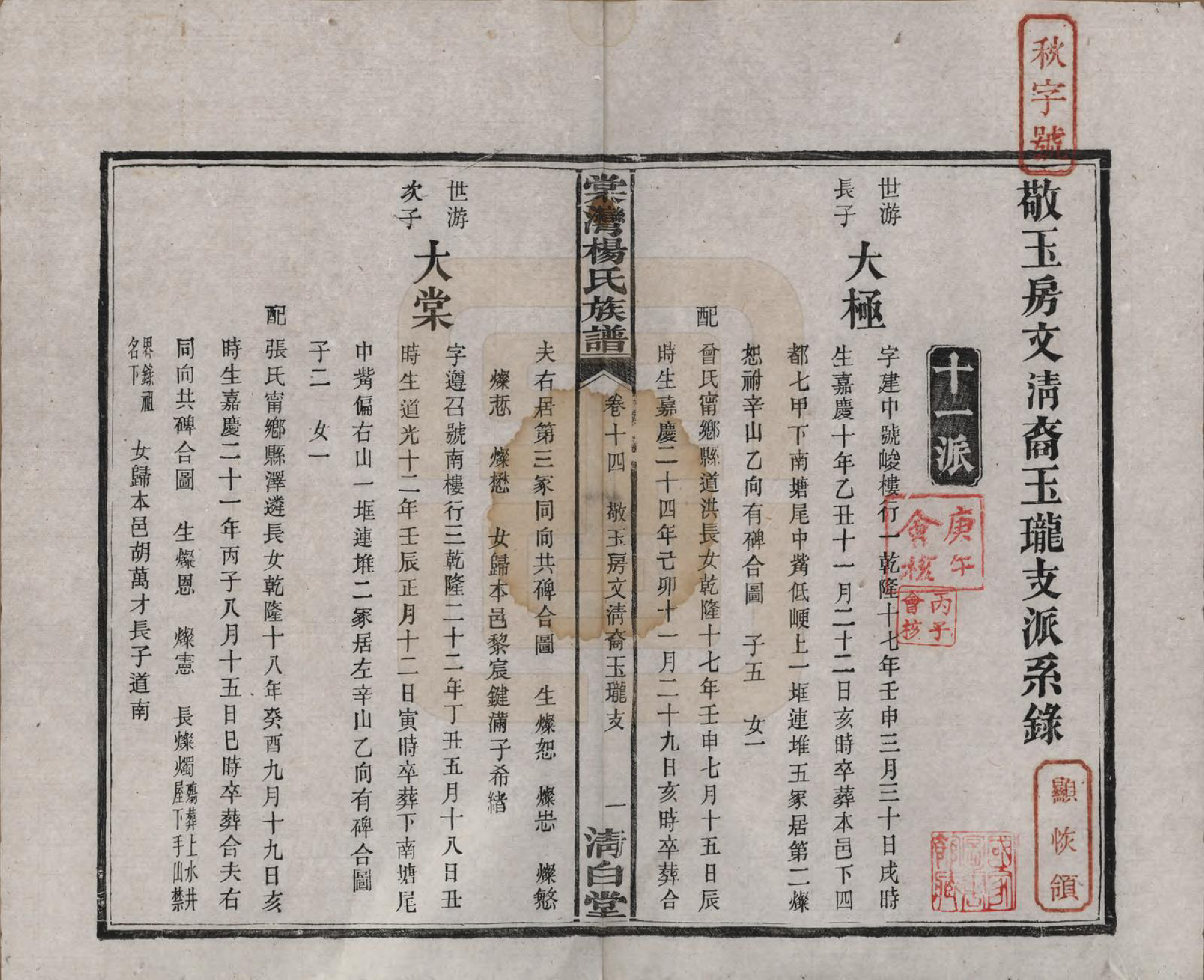 GTJP1973.杨.湖南湘潭.中湘棠湾杨氏六修谱二十卷.民国十五年（1926）_014.pdf_第2页