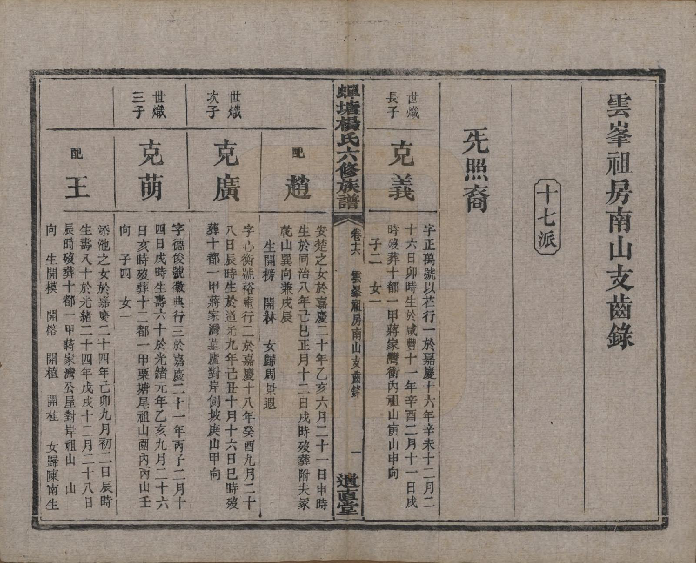 GTJP1979.杨.湖南湘潭.中湘蝉塘杨氏六修族谱三十二卷.清光绪二十七年（1901）_016.pdf_第2页