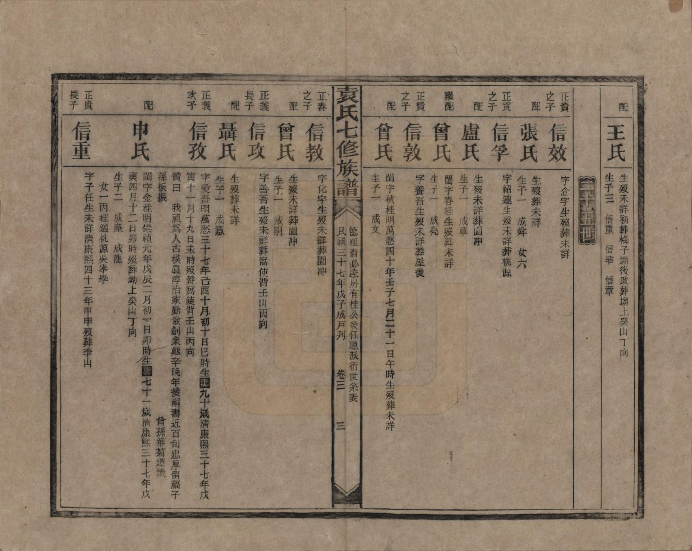 GTJP2064.袁.湖南.袁氏成户七修族谱.民国三十七年（1948）_003.pdf_第3页