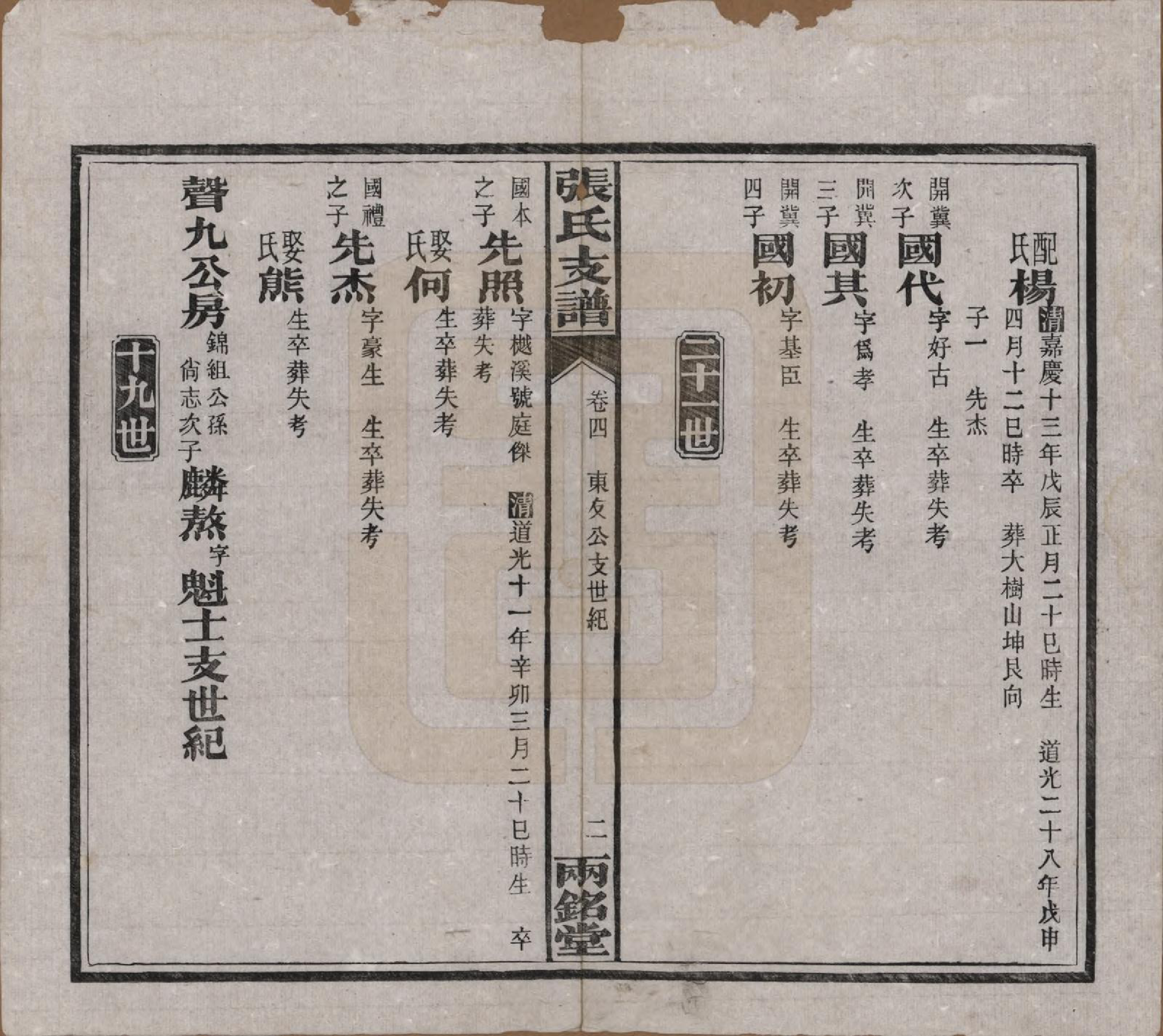 GTJP2085.张.湖南长沙.星堂坝张氏支谱.民国八年(1919)_004.pdf_第2页