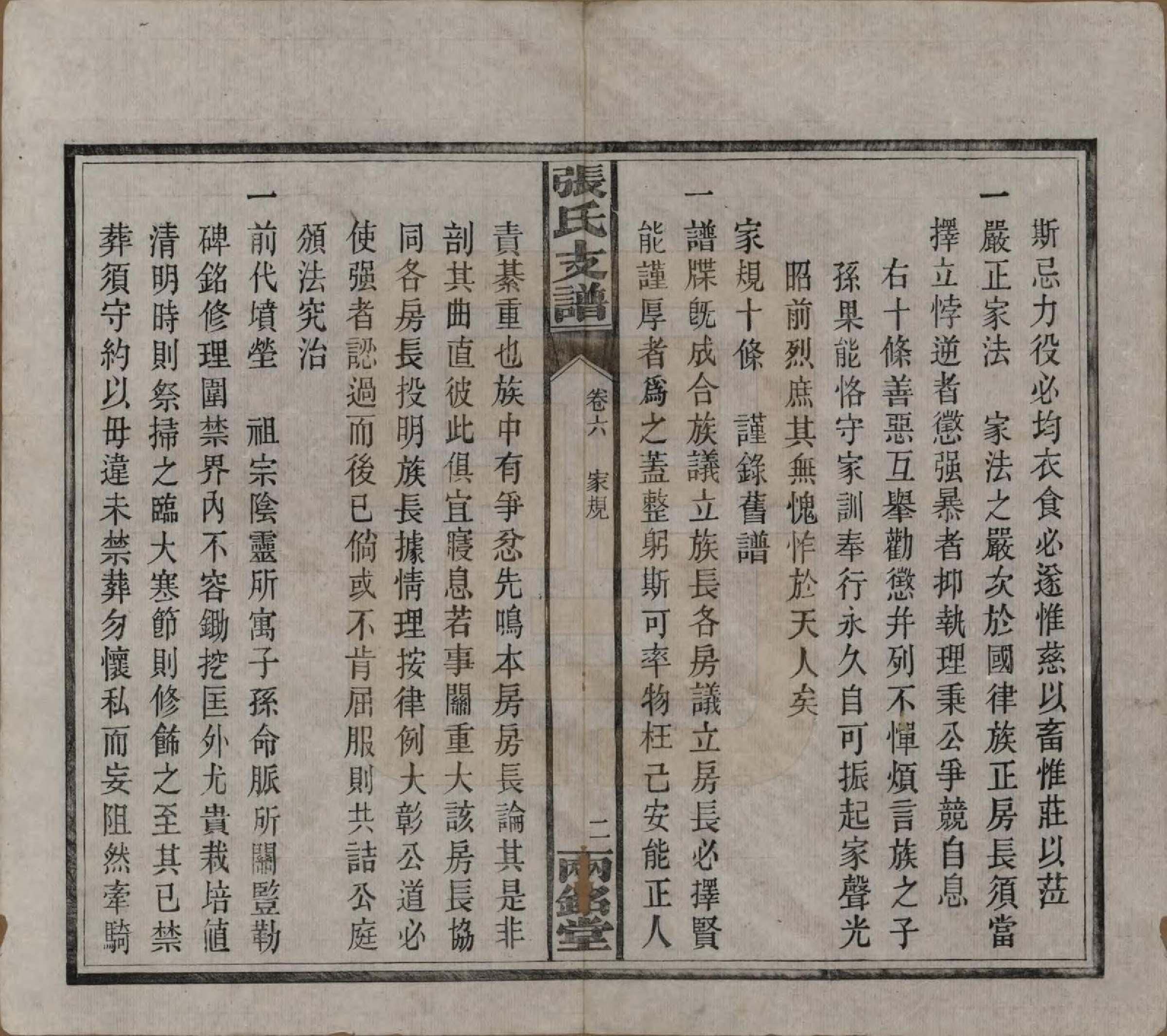 GTJP2085.张.湖南长沙.星堂坝张氏支谱.民国八年(1919)_006.pdf_第2页