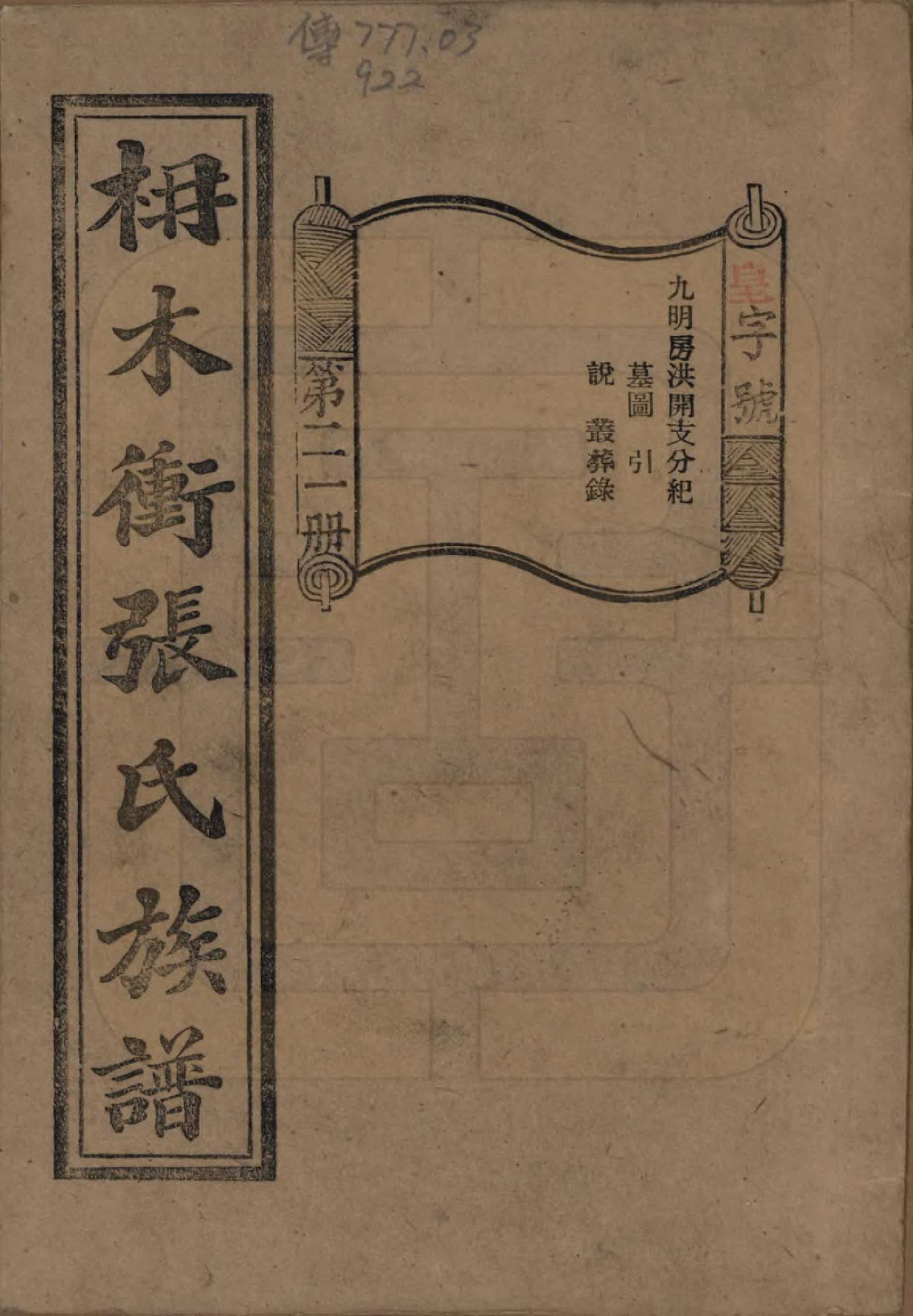 GTJP2088.张.湖南长沙.长沙枬木衡张氏五修族谱.民国二十八年（1939）_021.pdf_第1页