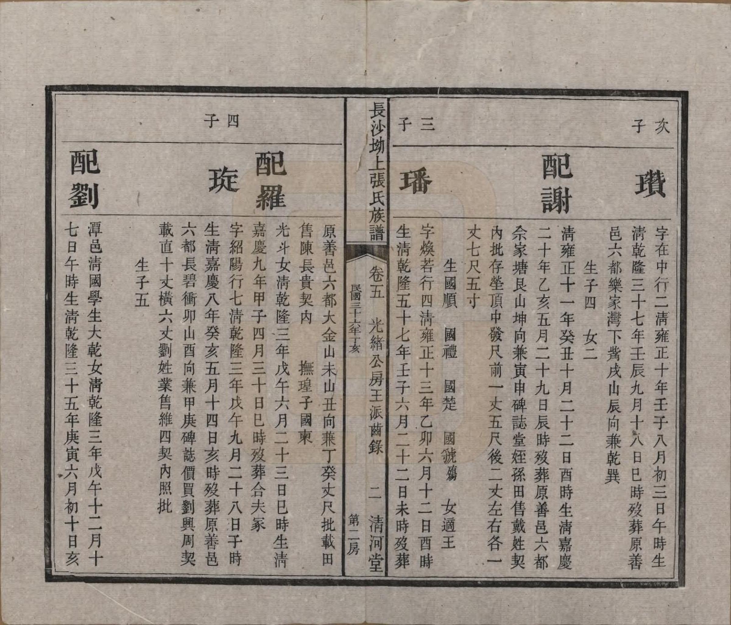 GTJP2110.张.湖南长沙.长沙坳上张氏族谱.民国三十六年(1947)_005.pdf_第3页