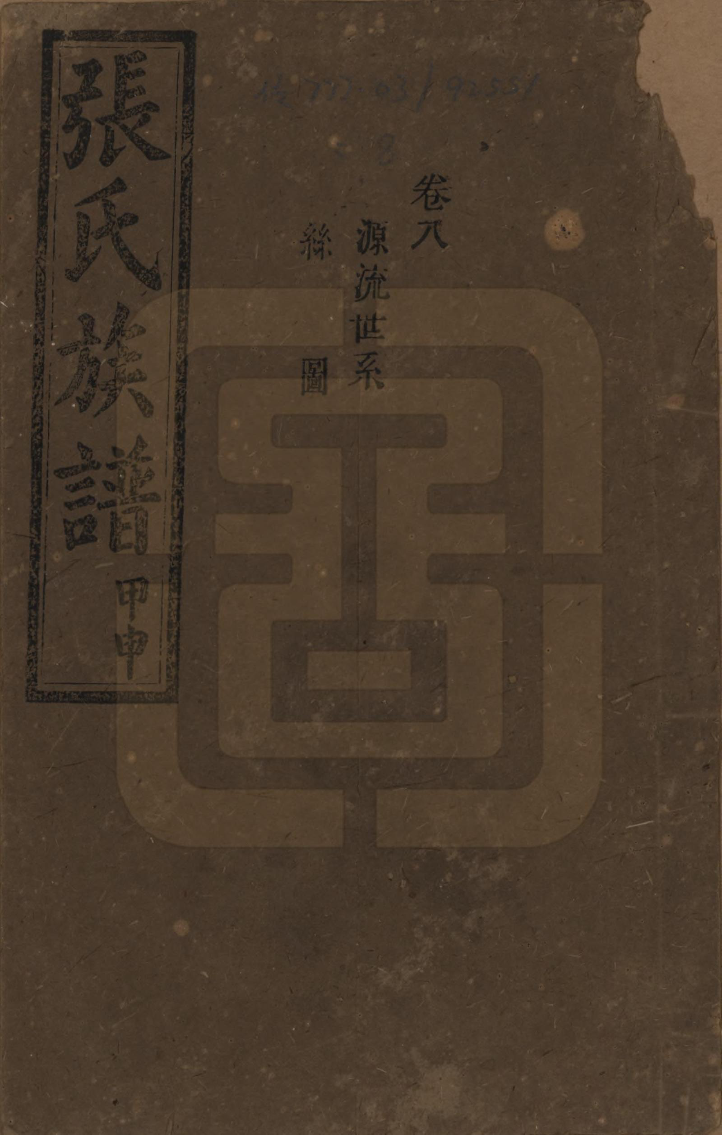 GTJP2118.张.湖南安化.张氏四修族谱.民国三十三年(1944)_008.pdf_第1页