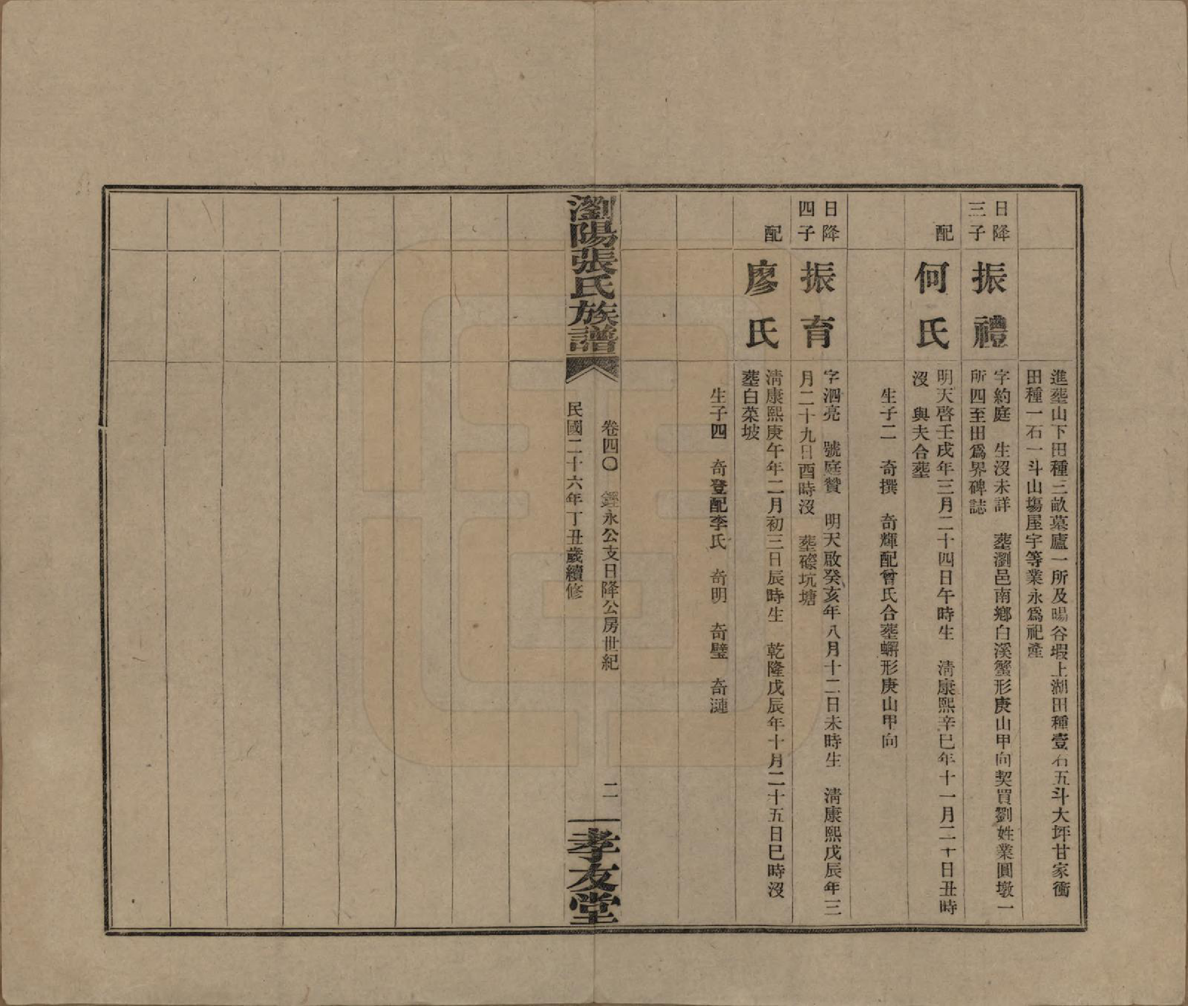 GTJP2120.张.湖南浏阳.浏阳张氏族谱.民国三十一年(1942)_040.pdf_第2页