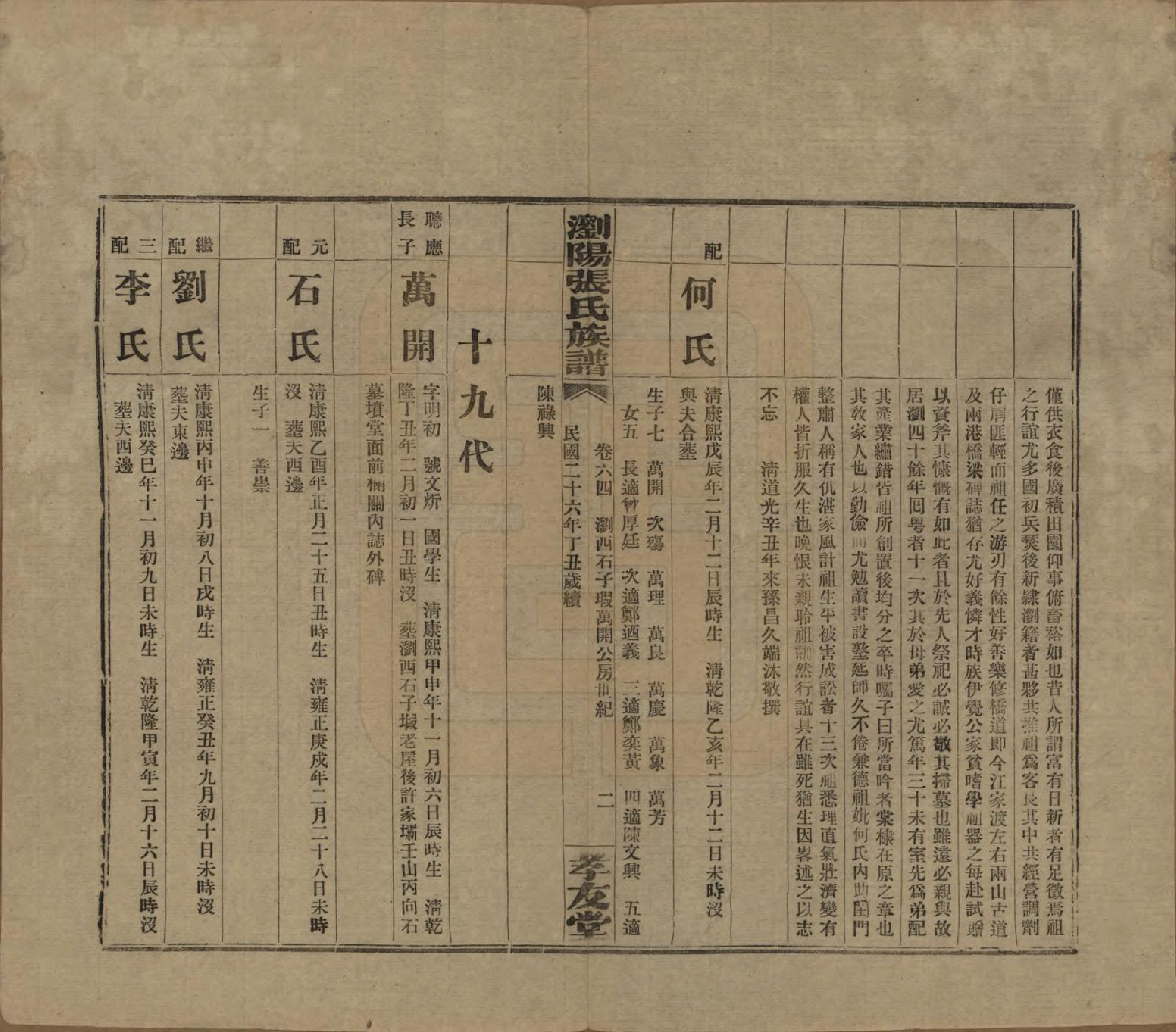 GTJP2120.张.湖南浏阳.浏阳张氏族谱.民国三十一年(1942)_064.pdf_第2页