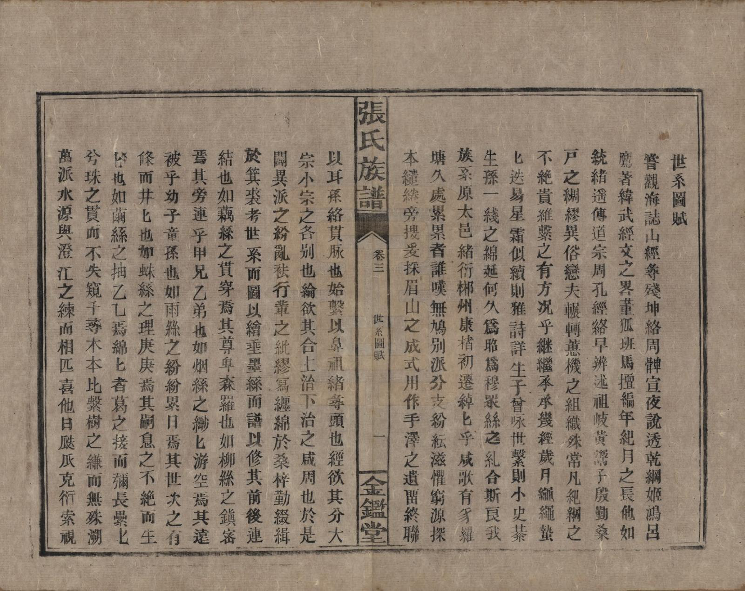 GTJP2123.张.湖南永兴.金陵罗塘张氏族谱十九卷.民国十八年(1929)_003.pdf_第1页