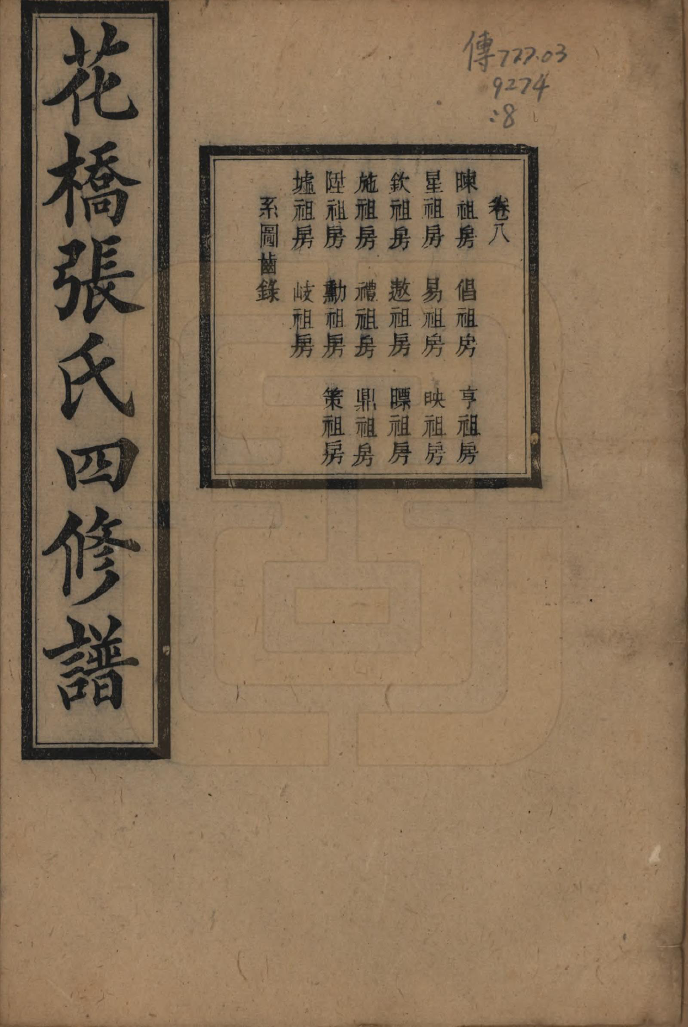 GTJP2132.张.湖南湘乡.湘乡张氏四修族谱二十卷.民国十七年（1928）_008.pdf_第1页