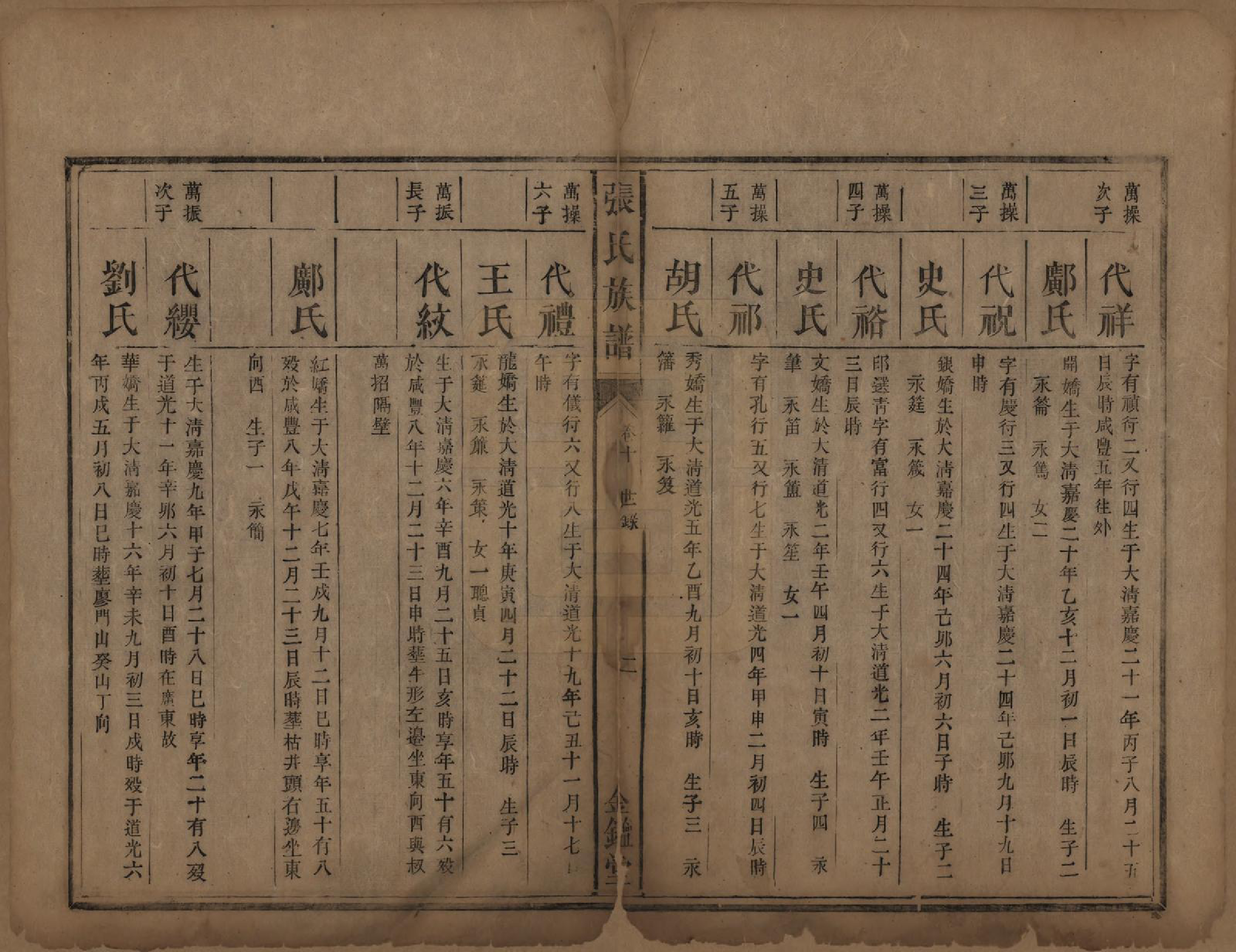 GTJP2176.张.湖南永兴.张氏族谱十二卷首一卷.清咸丰十一年（1861）_010.pdf_第2页