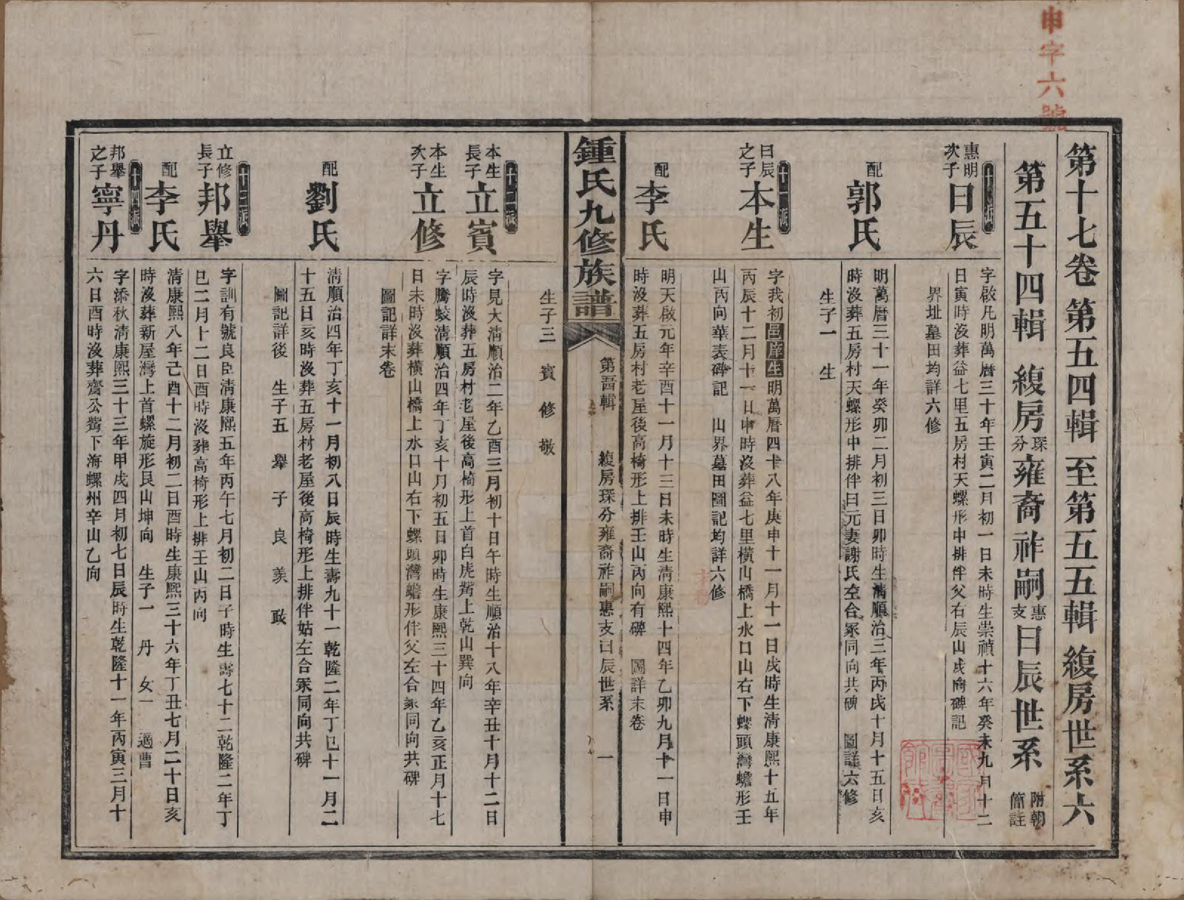 GTJP2255.锺.湖南益阳.锺氏九修族谱.民国36年[1947]_017.pdf_第1页