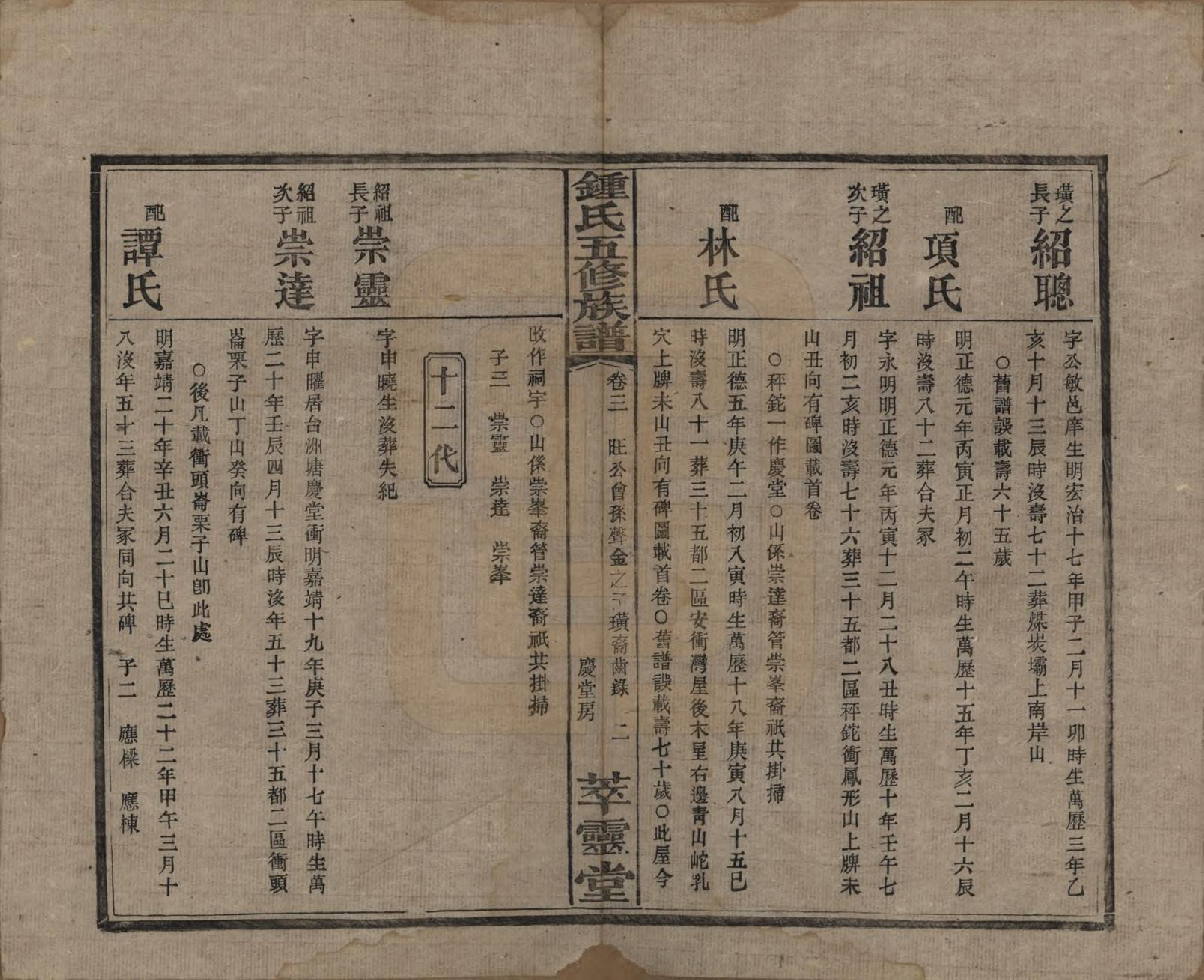 GTJP2257.锺.湖南湘乡.锺氏五修族谱.民国7年(1918)_003.pdf_第2页