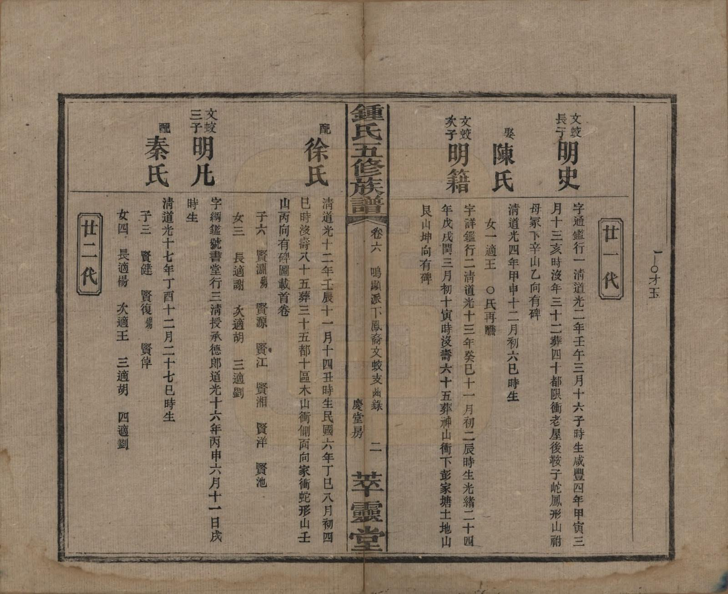 GTJP2257.锺.湖南湘乡.锺氏五修族谱.民国7年(1918)_006.pdf_第2页