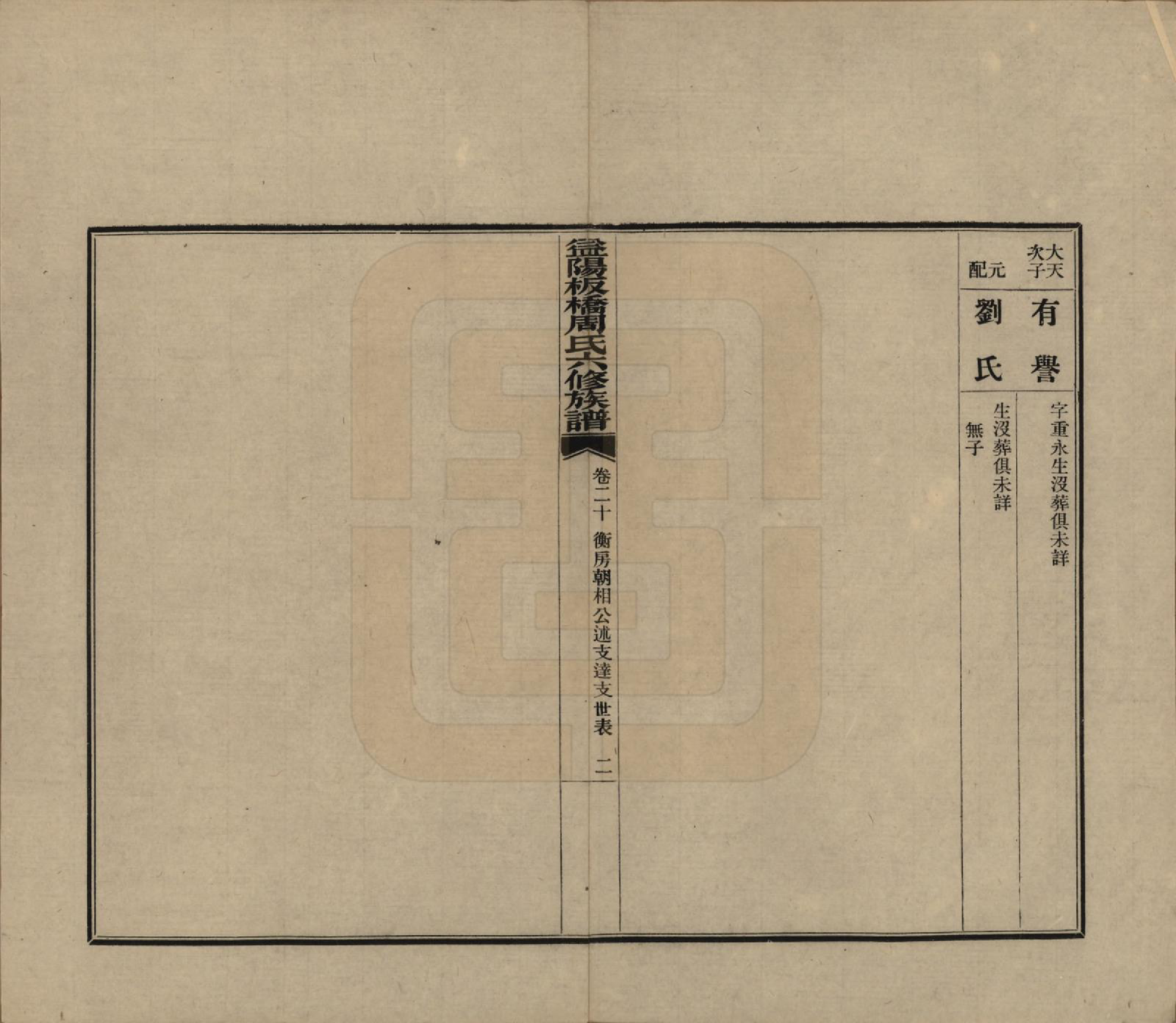 GTJP2283.周.湖南益阳.益阳板桥周氏六修族谱.民国20年[1931]_020.pdf_第2页