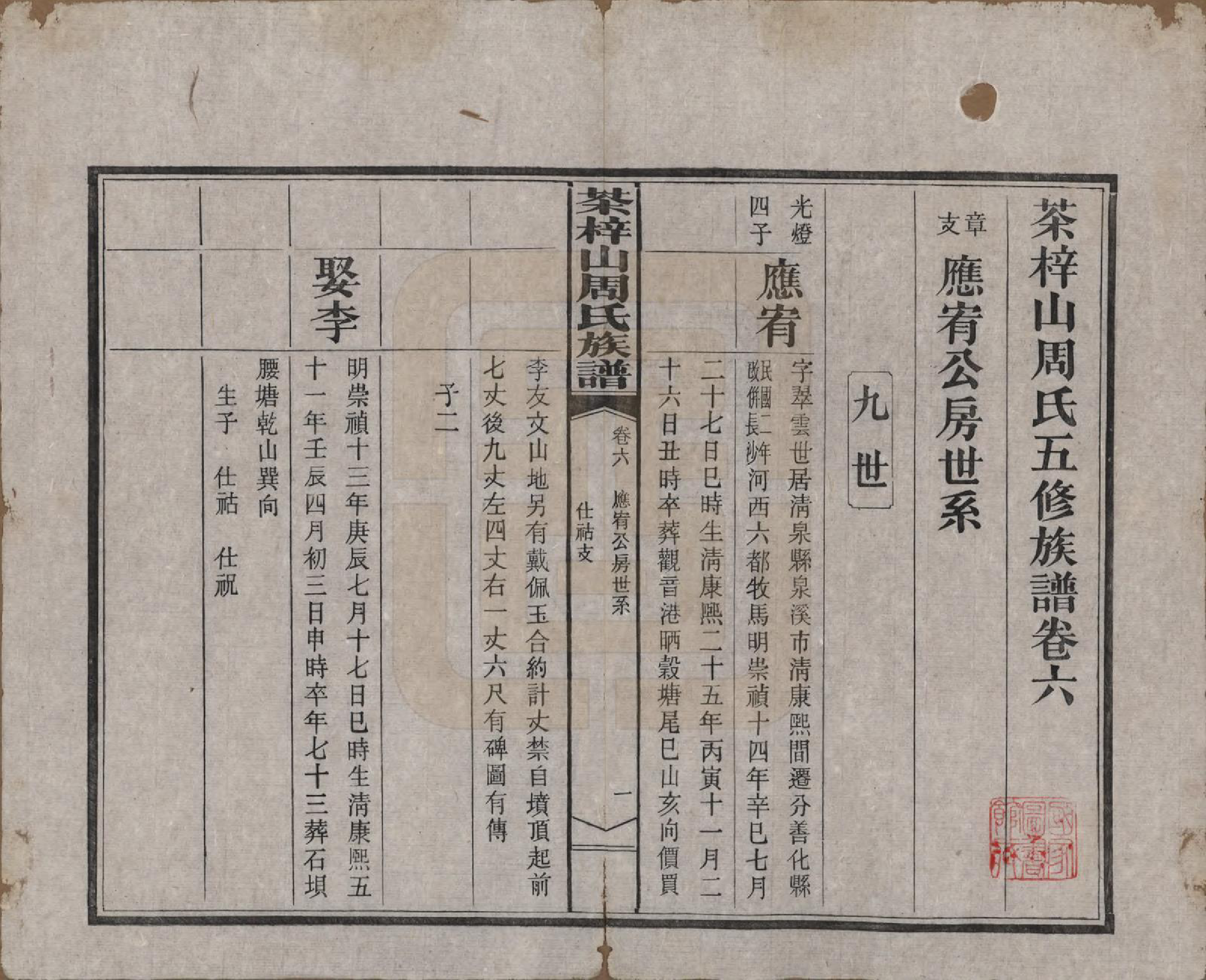 GTJP2284.周.湖南长沙.茶梓山周氏五修族谱.民国32年[1943]_006.pdf_第2页