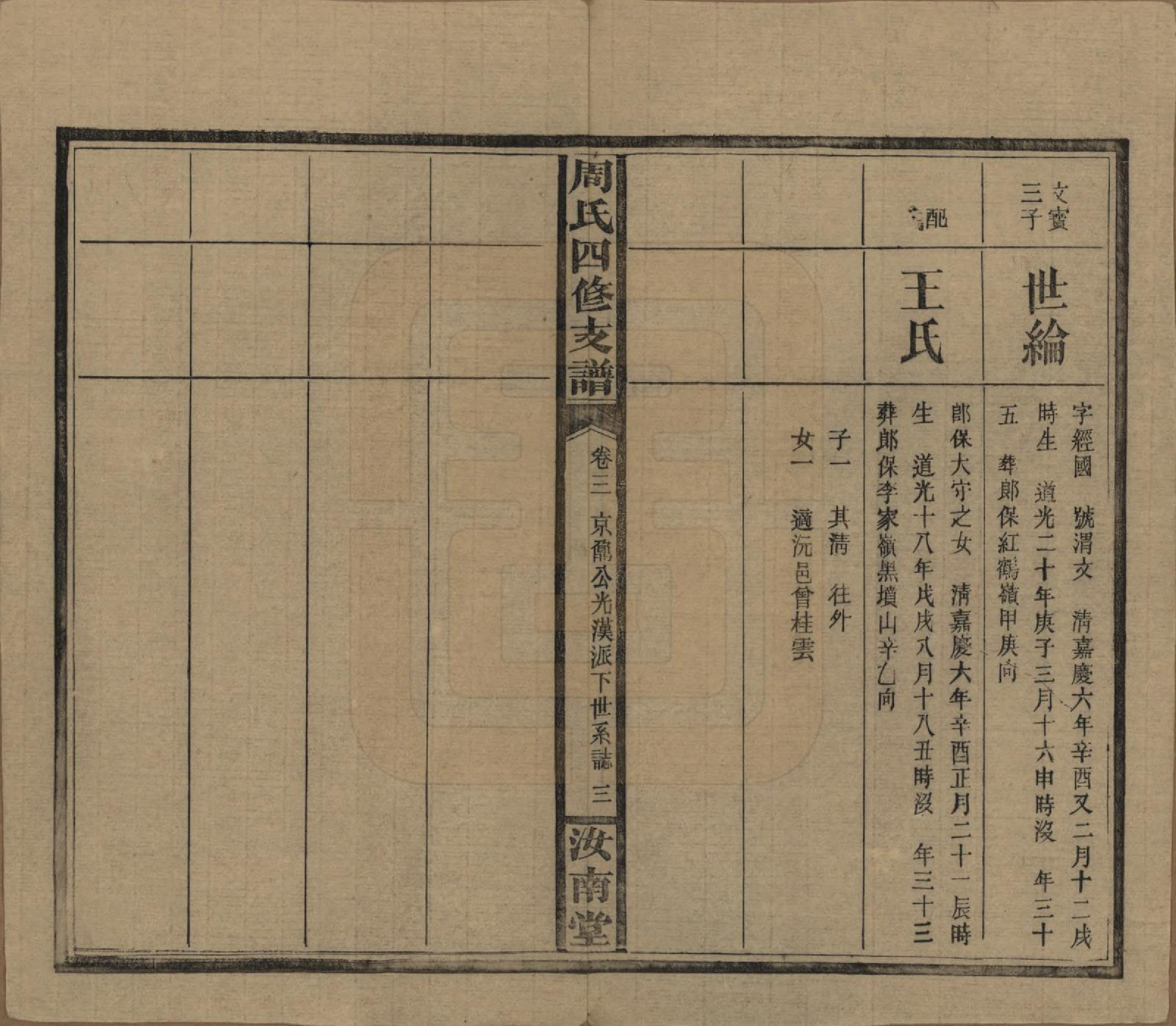 GTJP2286.周.湖南沅江.周氏四修支谱.民国36年[1947]_003.pdf_第3页