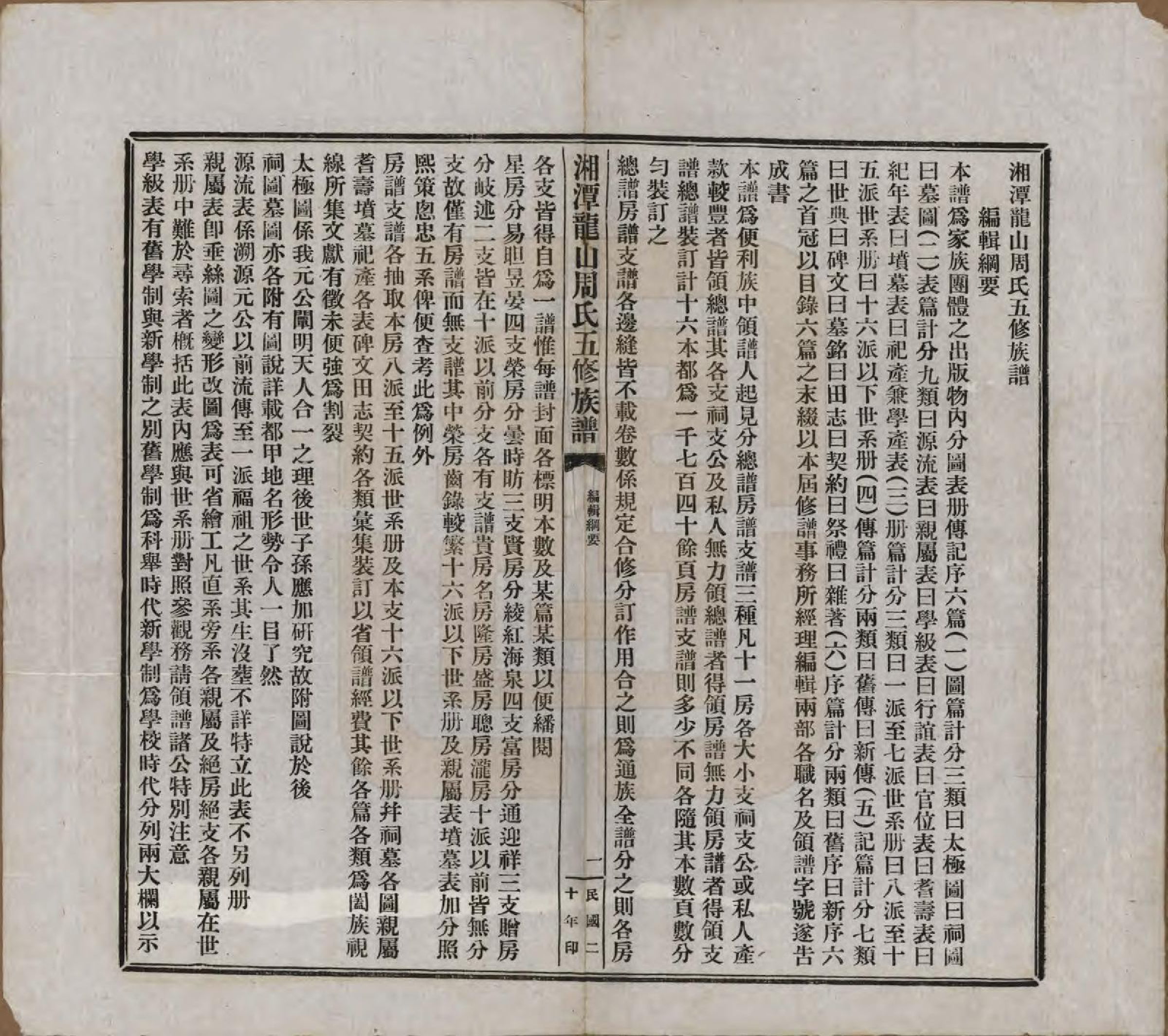 GTJP2293.周.湖南湘潭.湘潭龙山周氏五修族谱不分卷.民国二十年（1931）_001.pdf_第3页