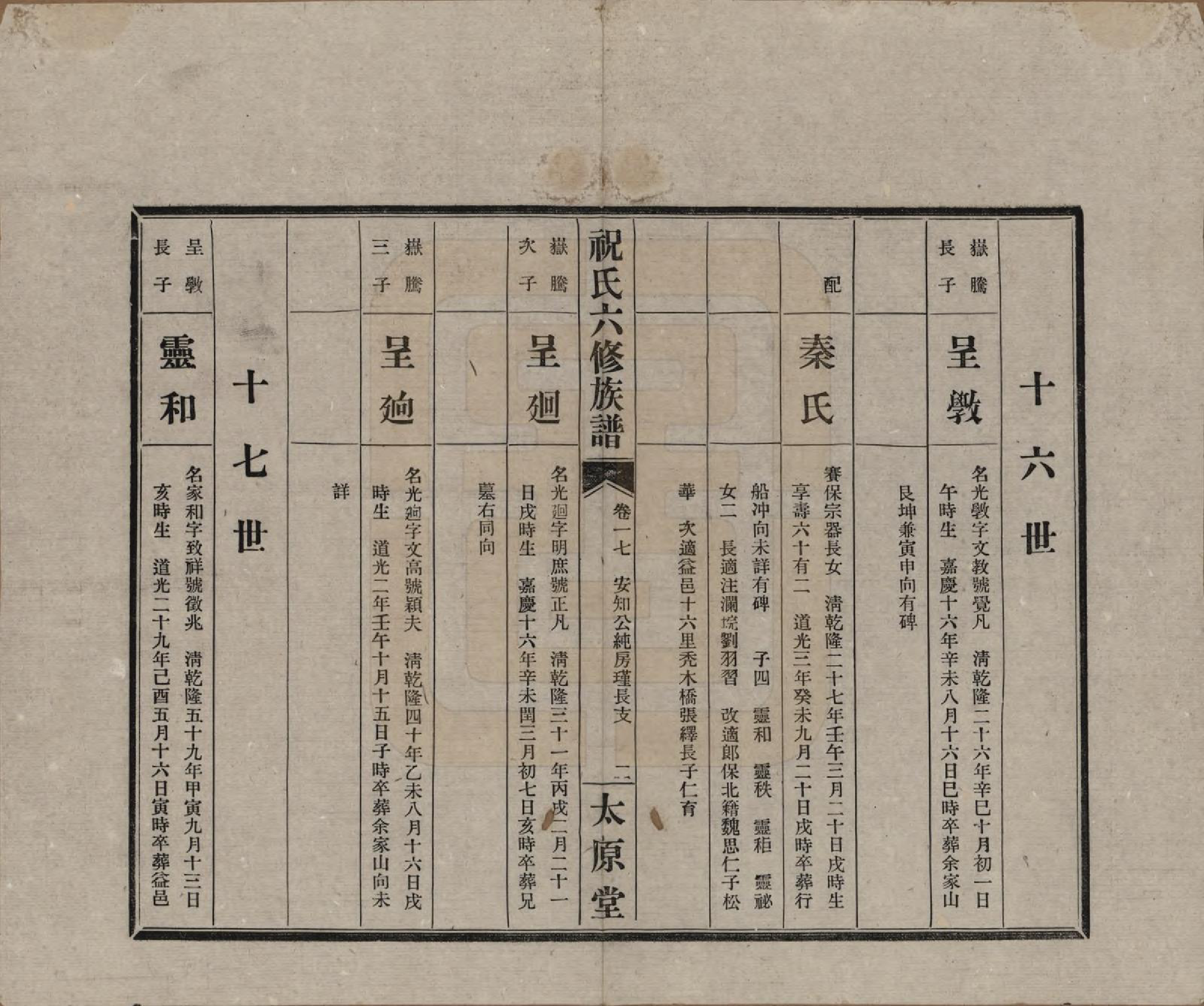 GTJP2360.祝.湖南常德、沅江.汉沅祝氏六修族谱.民国35年[1946]_017.pdf_第2页