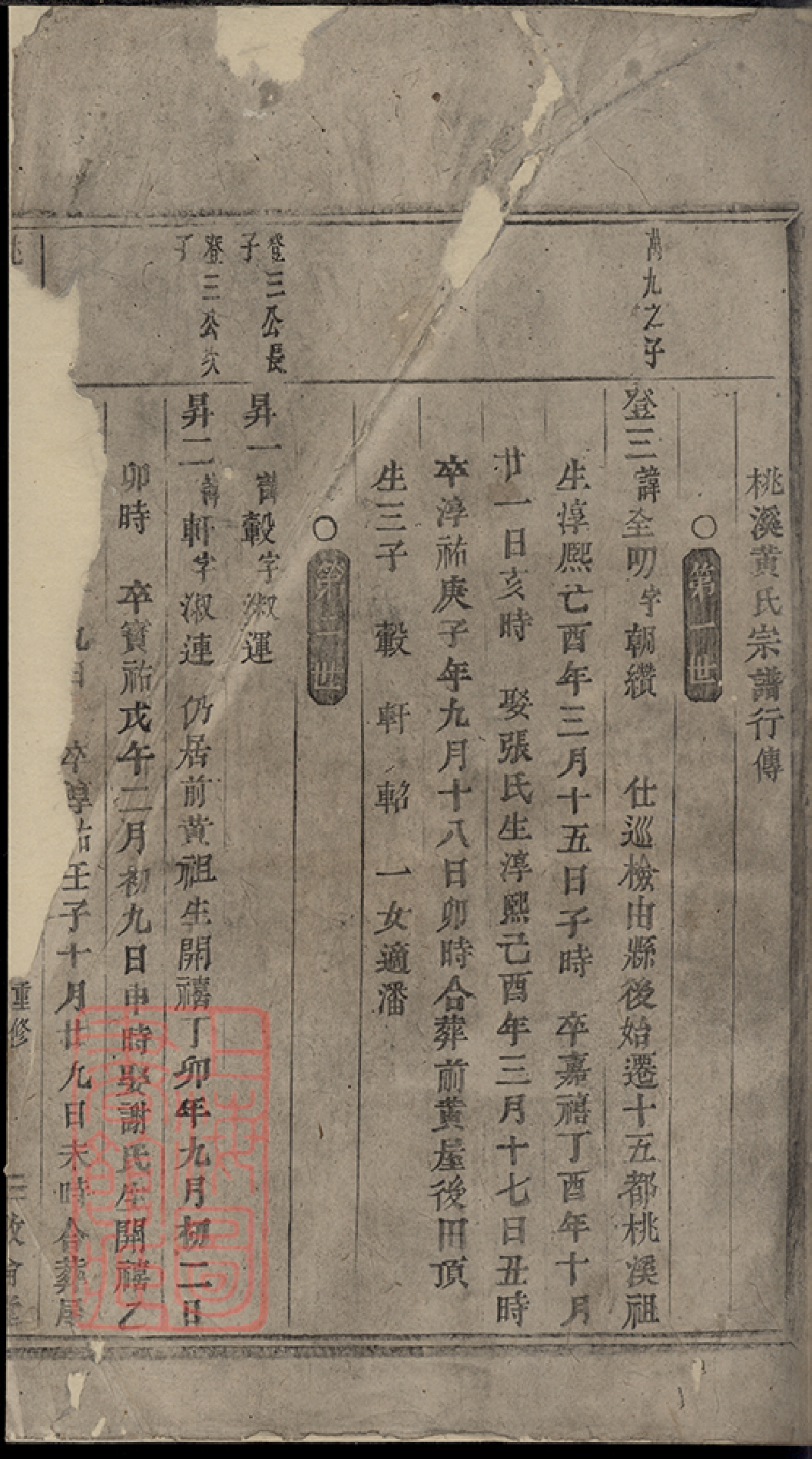 0248.桃溪黄氏宗谱： [浦江].pdf_第2页