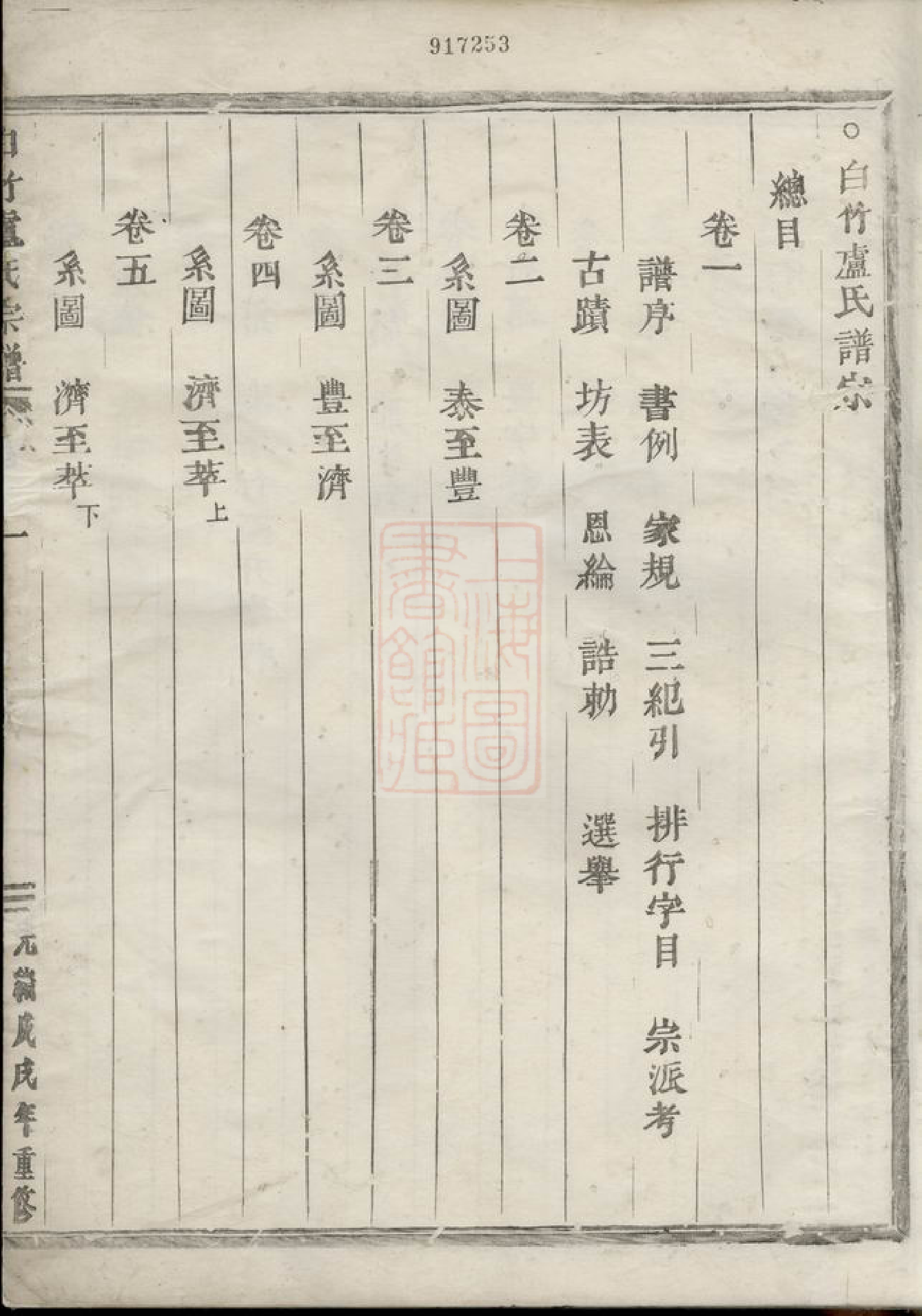 3800.白竹卢氏宗谱： 三十三卷，末一卷：[缙云].pdf_第3页