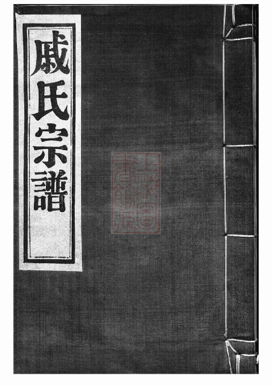 0340.鄞东梅江戚氏宗谱： 六卷，首一卷：[鄞县].pdf_第1页