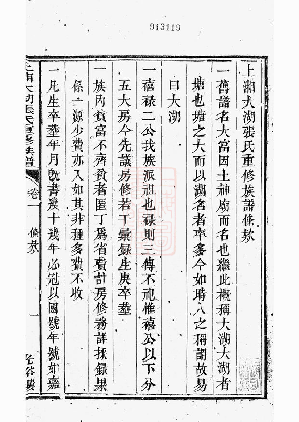 0547.上湘大湖张氏重修族谱： 八卷，首一卷：[湘乡].pdf_第2页