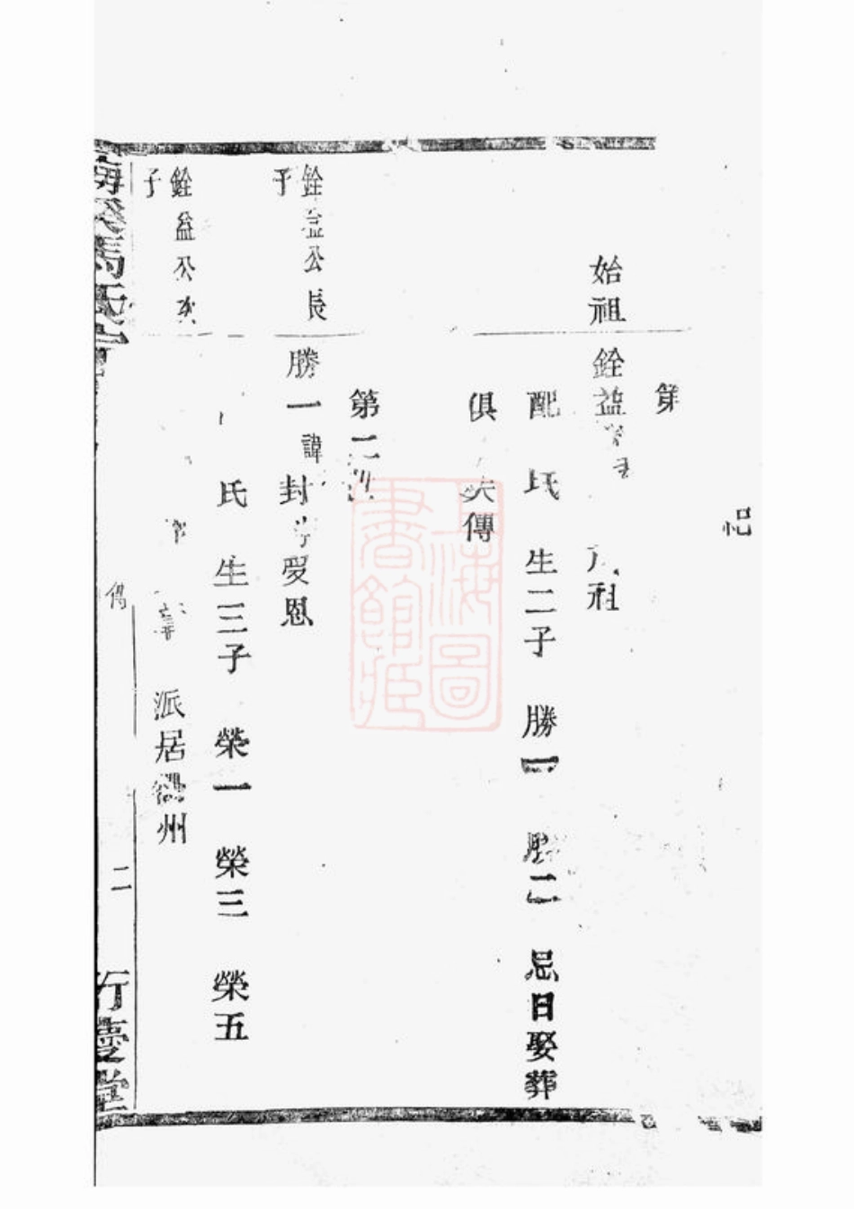 4883.梅溪马氏宗谱： [诸暨].pdf_第3页