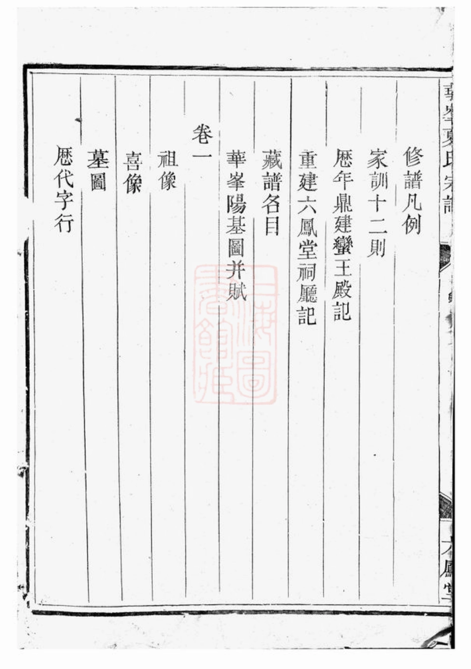 4838.华峰夏氏宗谱： 四卷，首一卷：[龙游].pdf_第3页