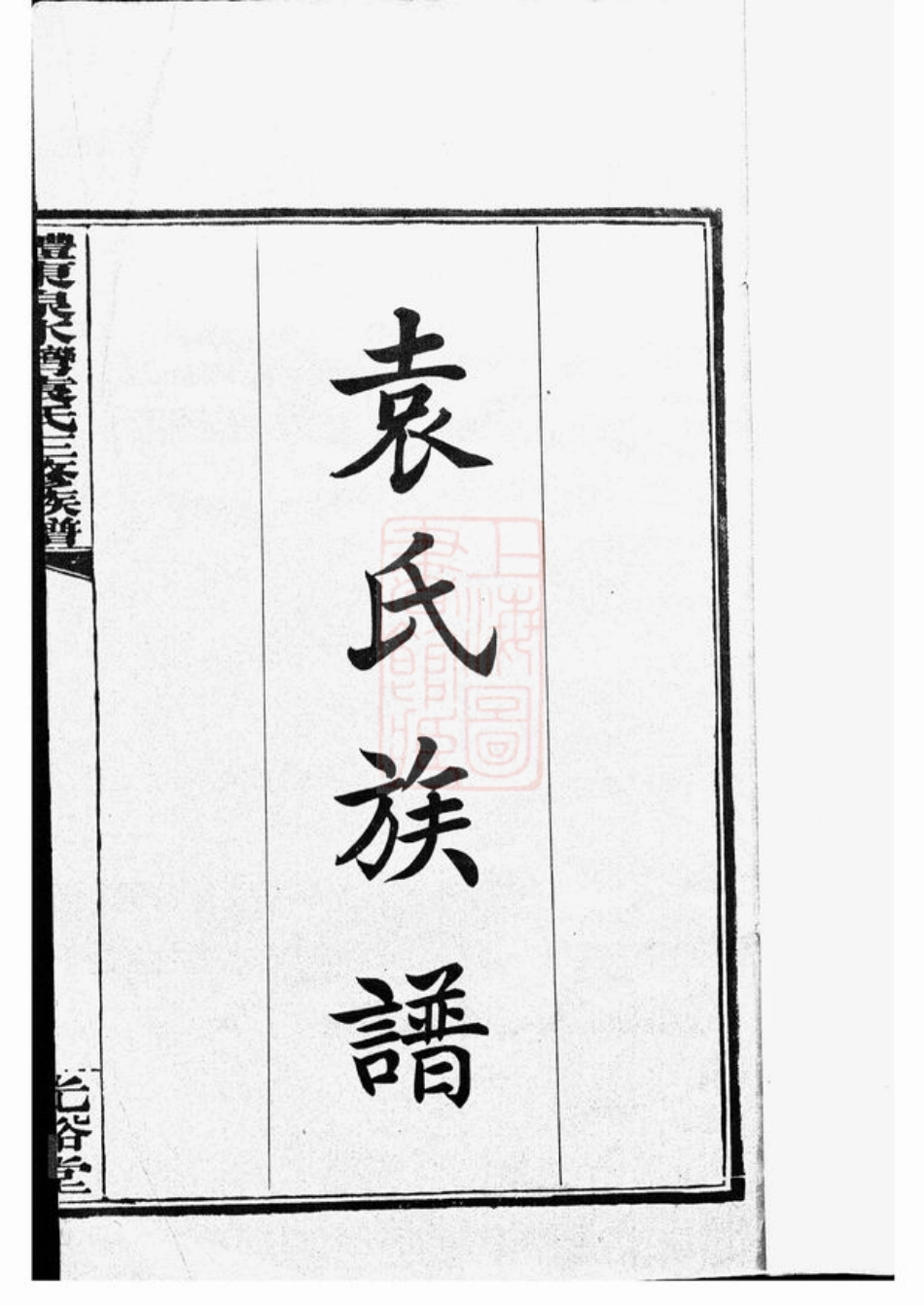 4749.醴东泉水湾袁氏三修族谱： 十一卷，首三卷，末三卷：[醴陵].pdf_第3页