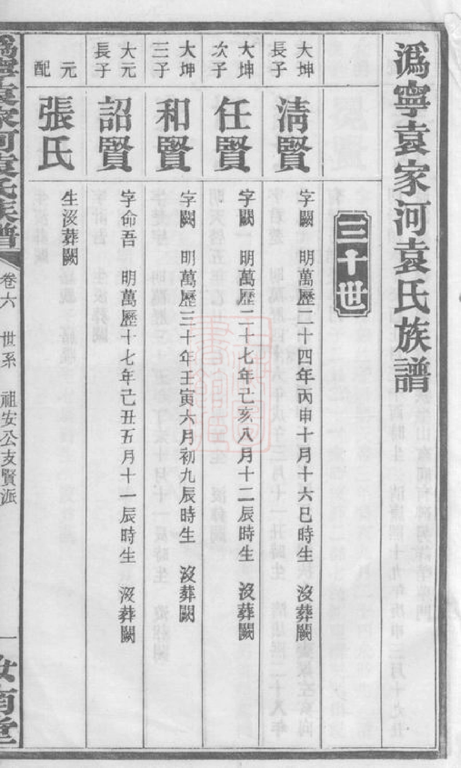 4729.沩宁袁家河袁氏族谱： 二十三卷，末一卷：[宁乡].pdf_第3页