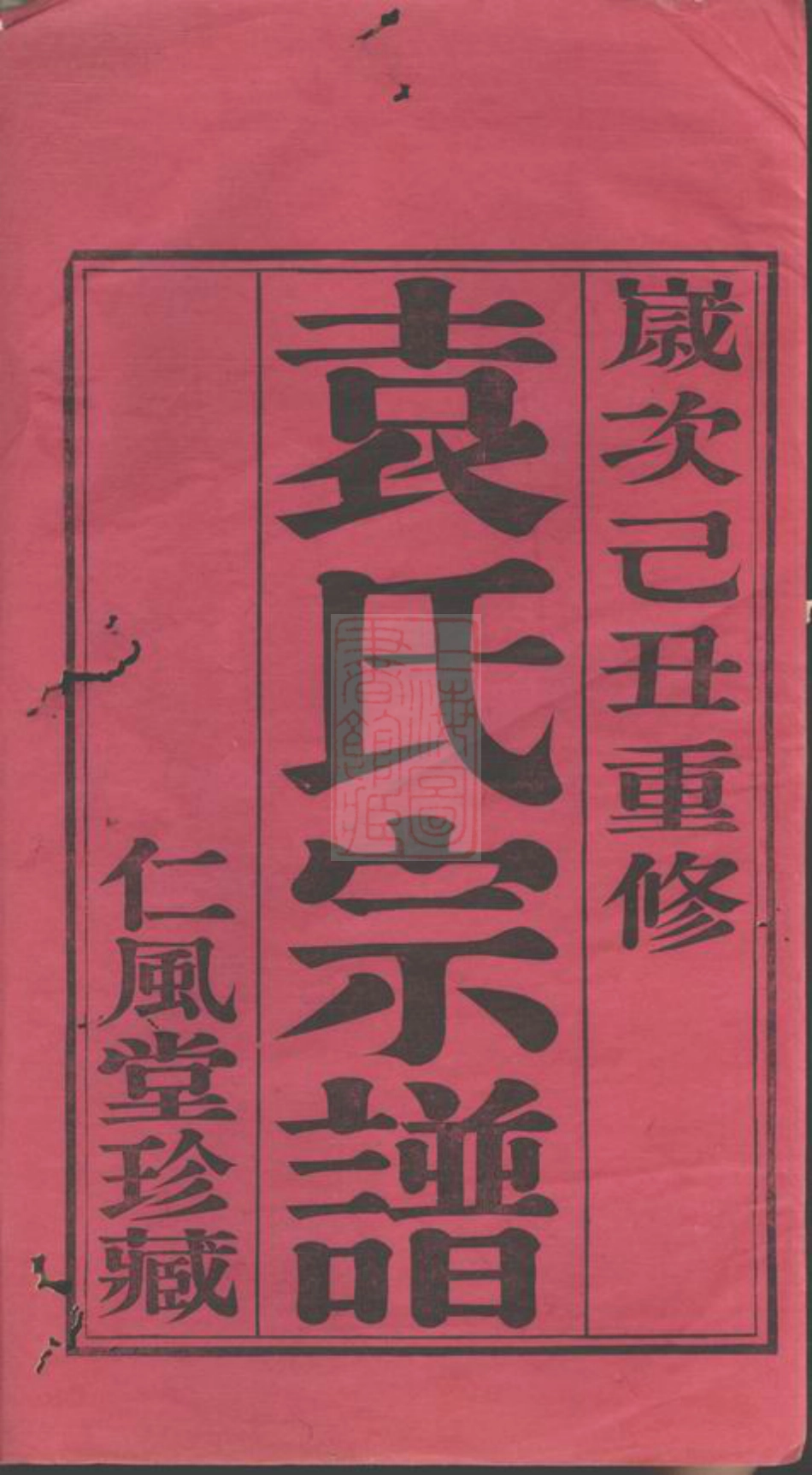 4696.江阴袁氏宗谱： 二十卷，首一卷，末一卷.pdf_第2页